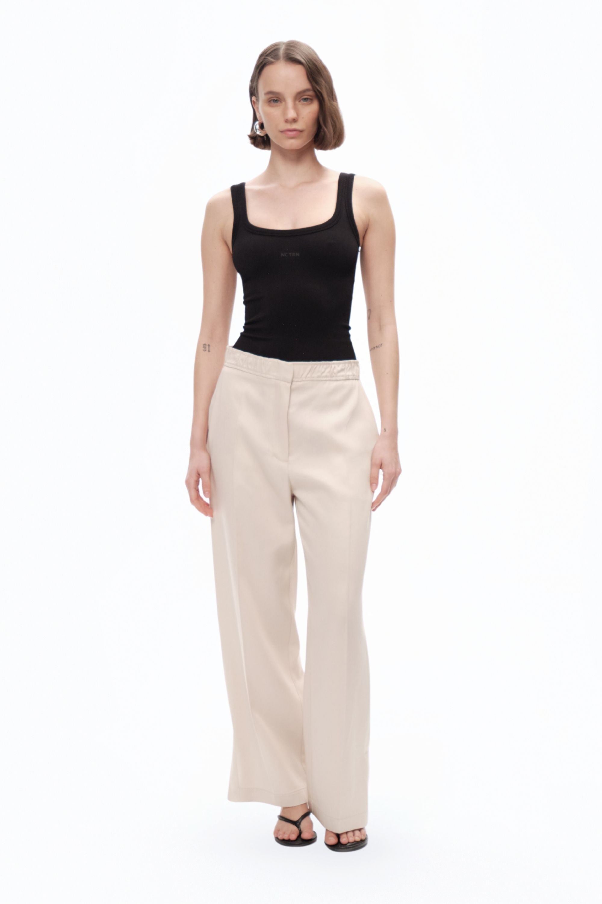Slit Detailed Pants