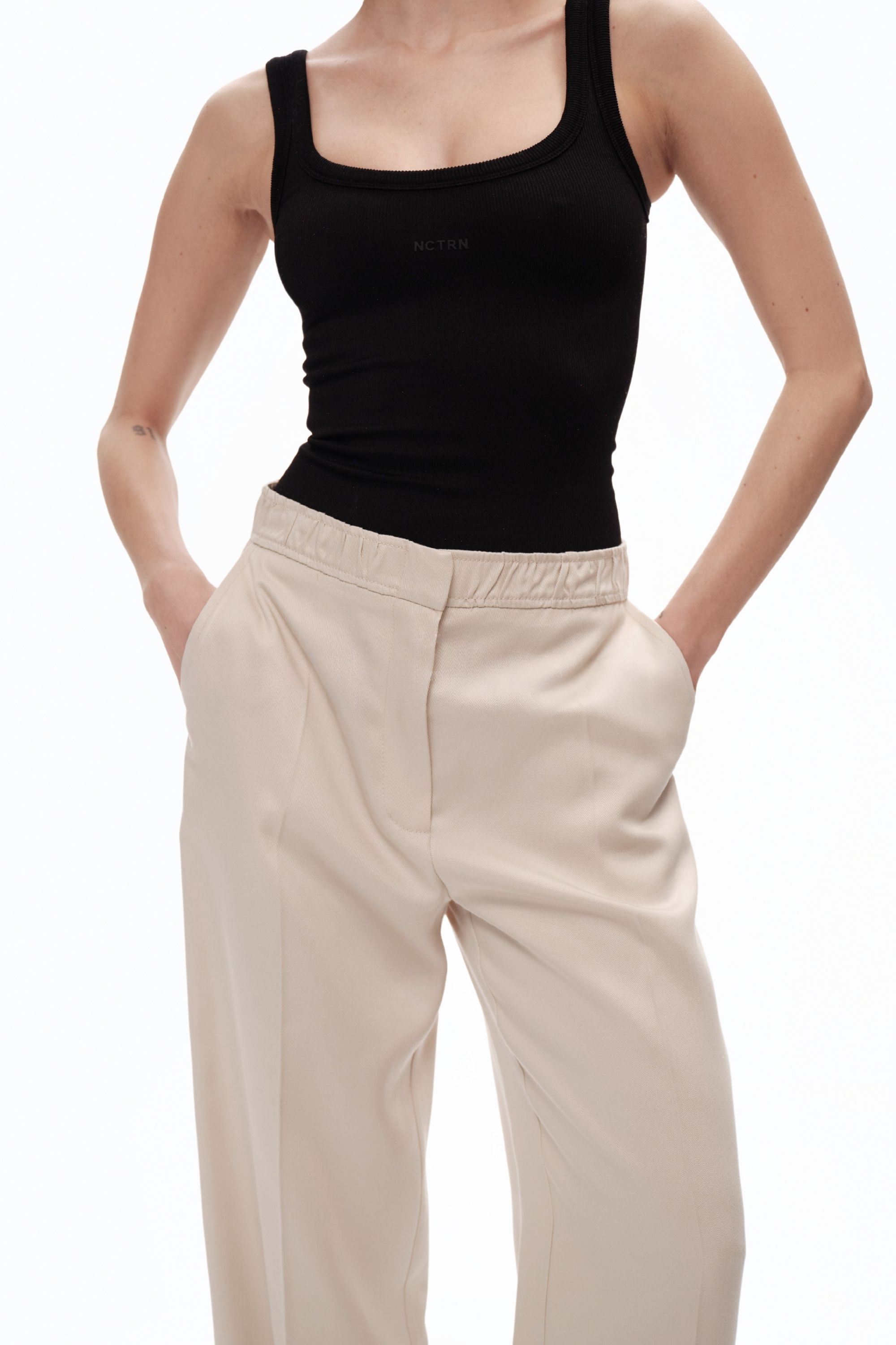 Slit Detailed Pants