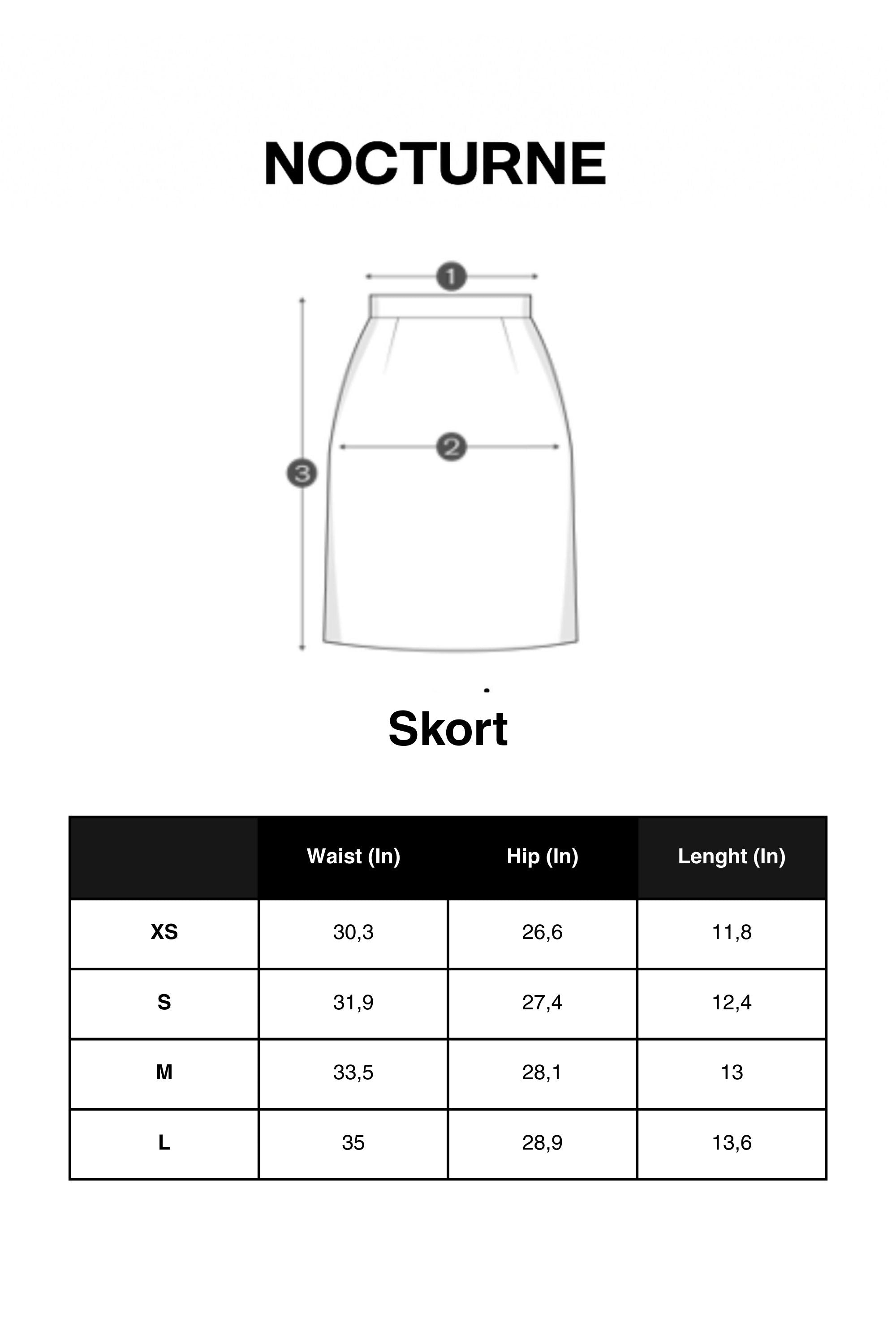 Checked High-Rise Mini Skort