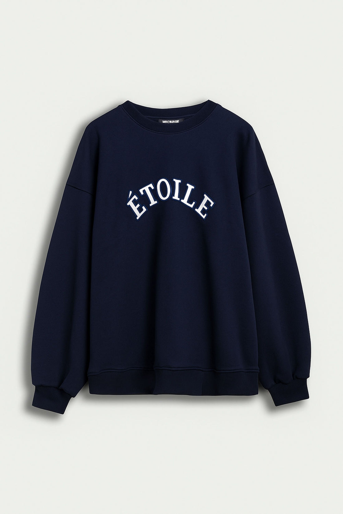 Woven Text Logo Sweatshirt