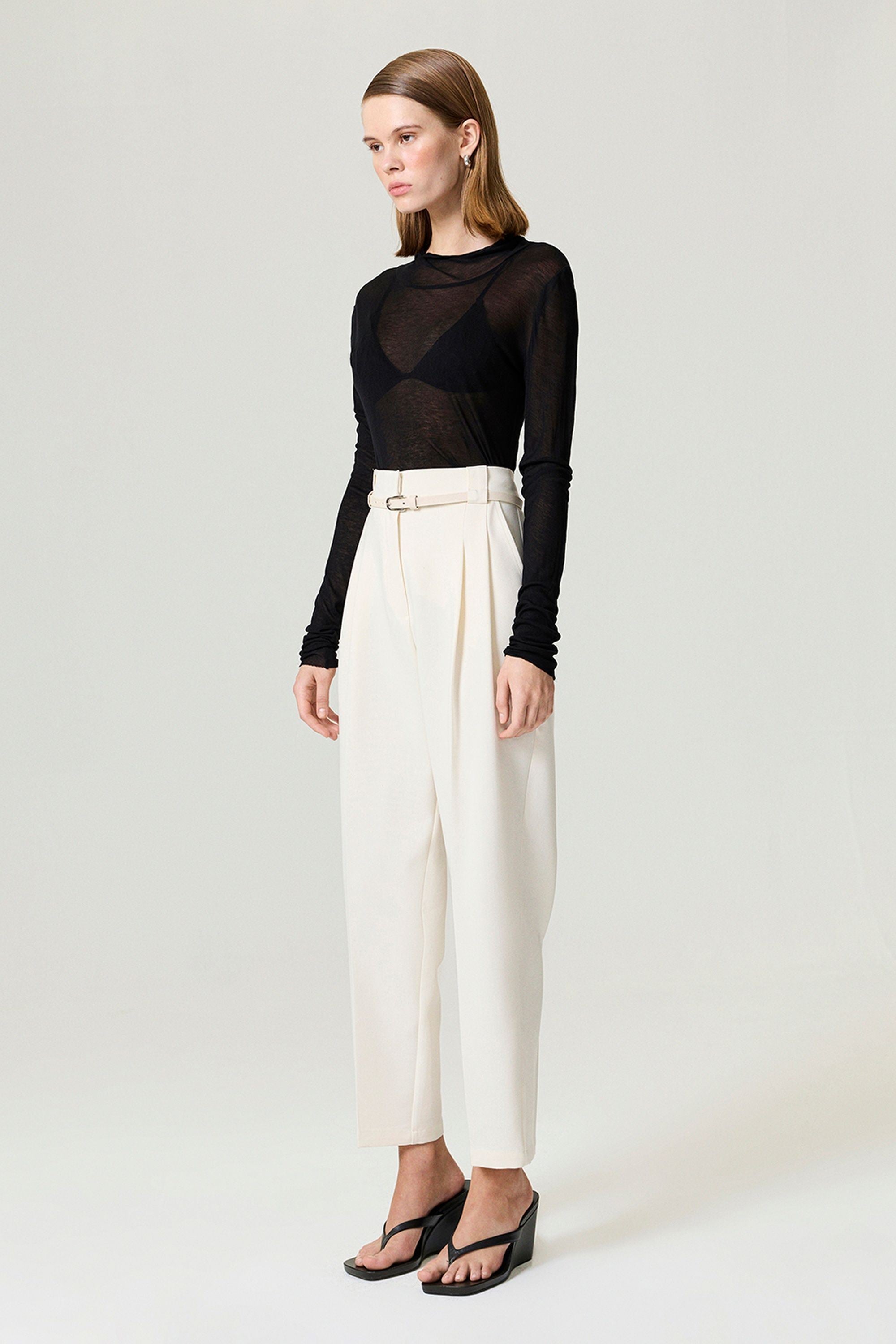 Belt Detailed Pants