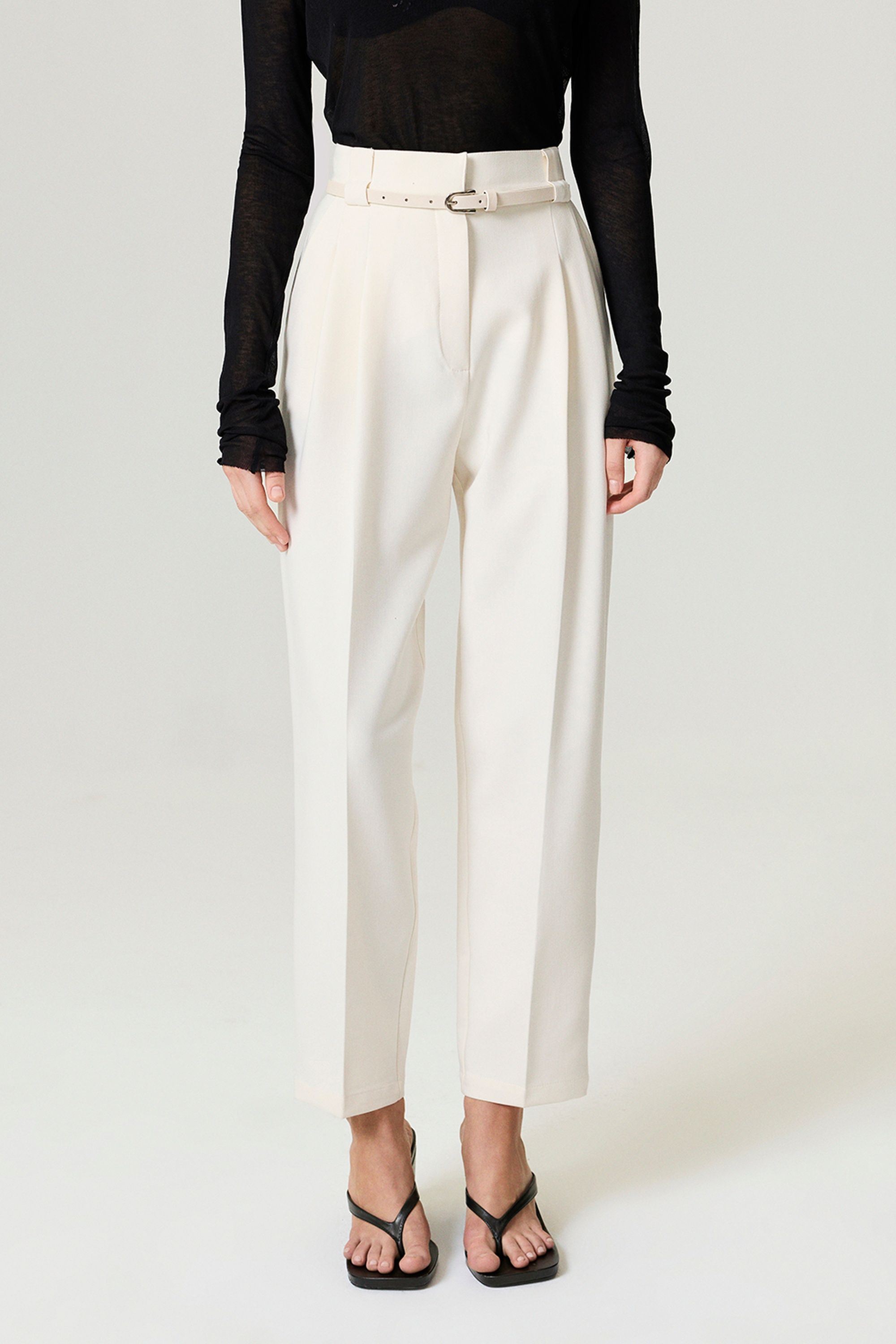 Belt Detailed Pants