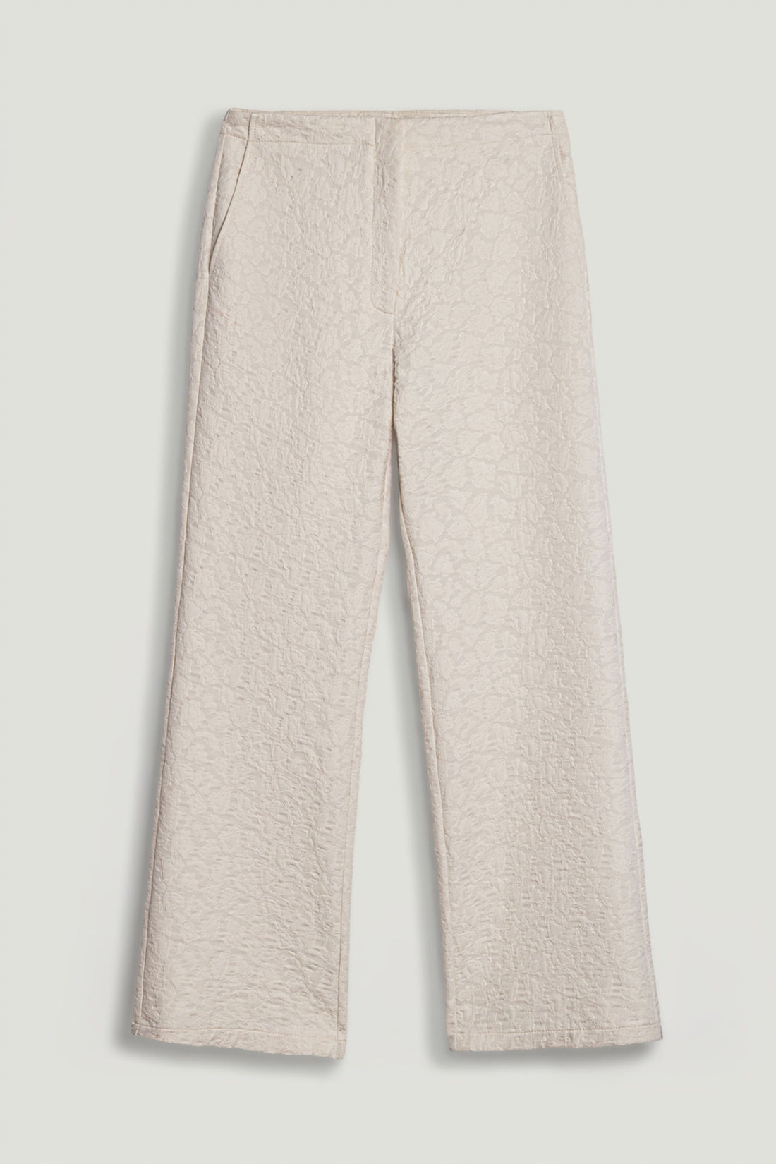 Contrast Fabric Detailed Pants