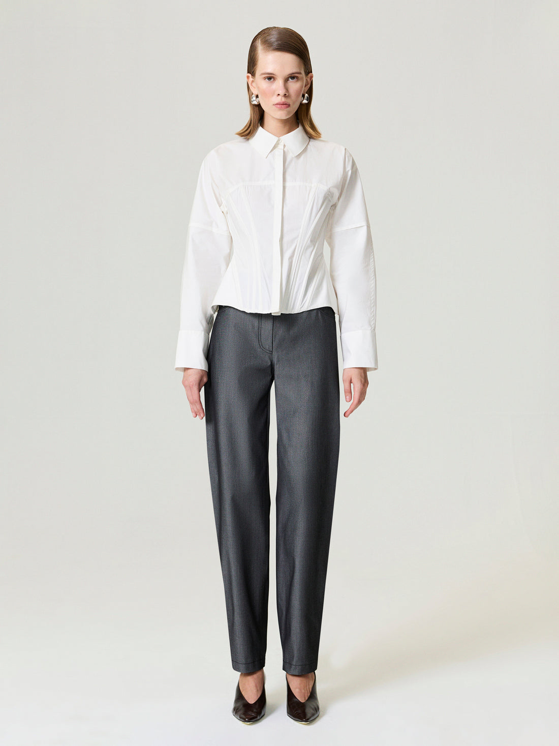 Balloon Cut Tailored Pants