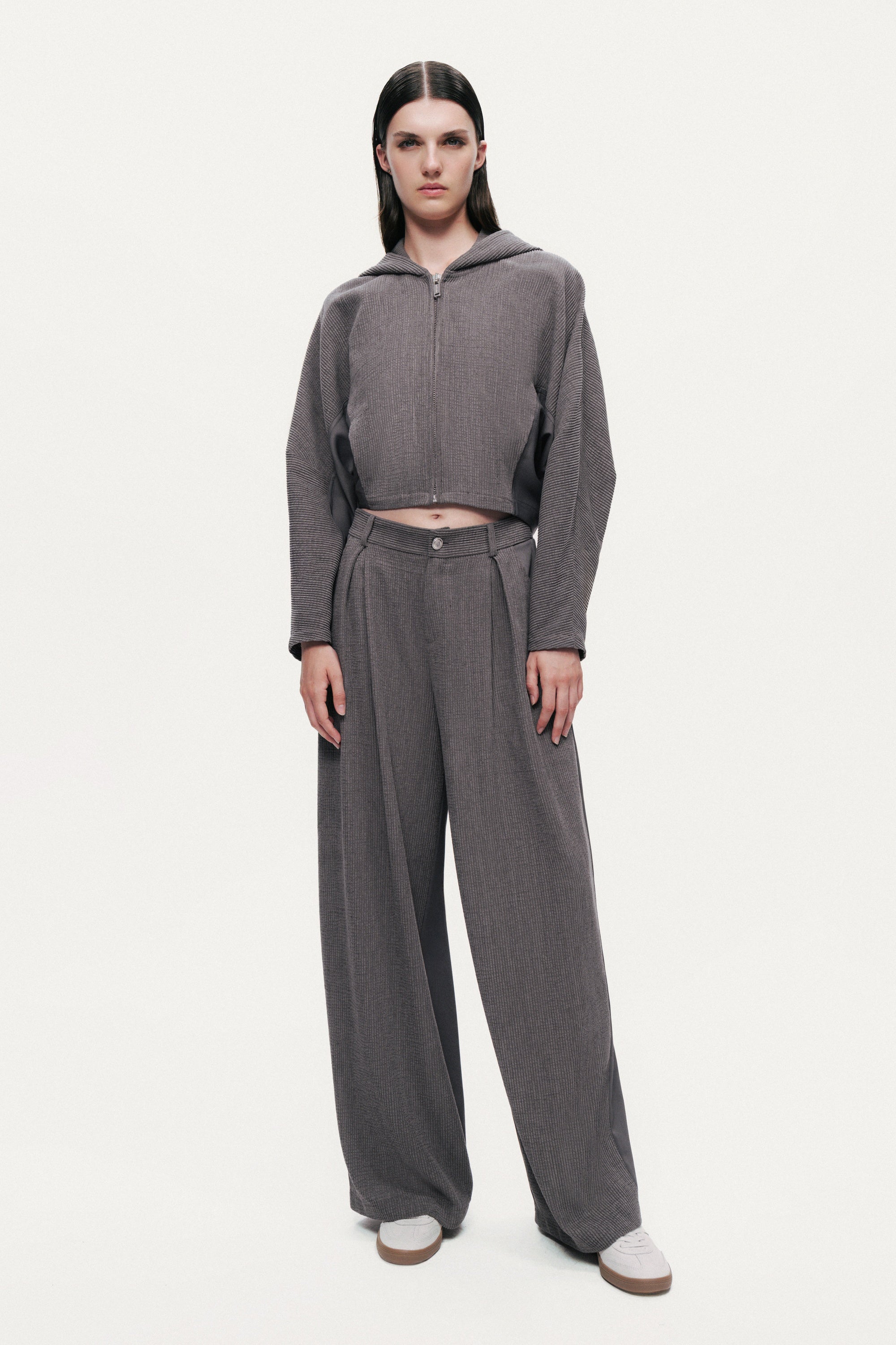 High-Rise Tailored Pants