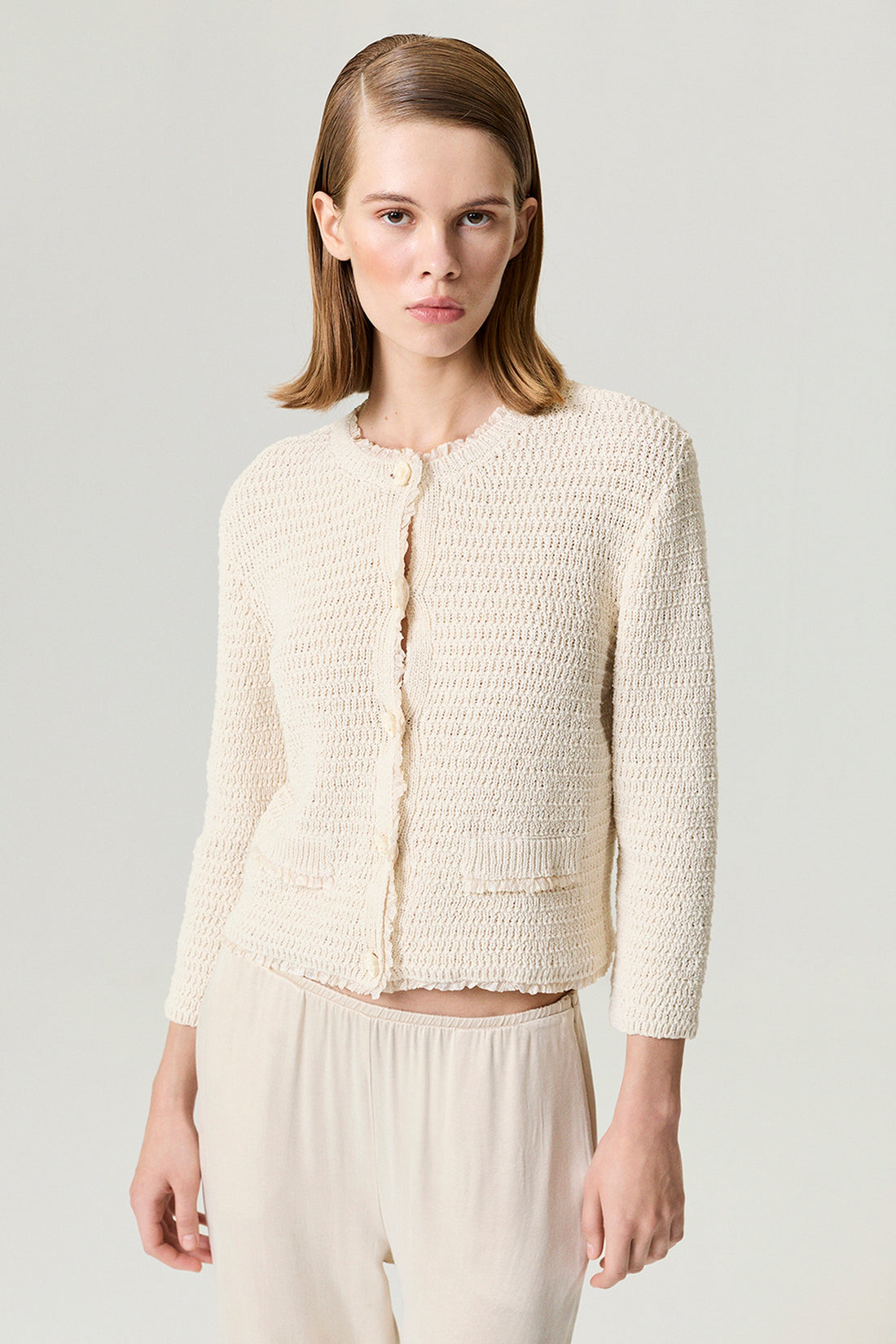 Elastic-Waist Relaxed Pants