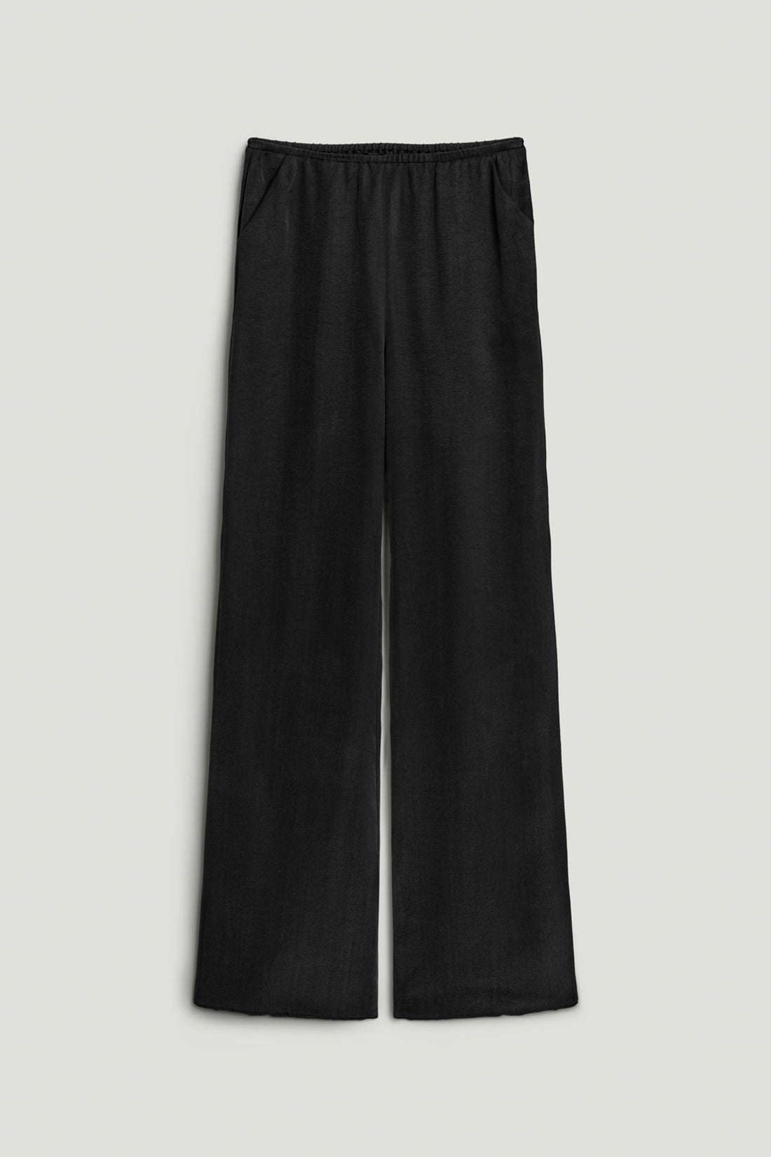 Relaxed Fluid Pants with Elastic Waist