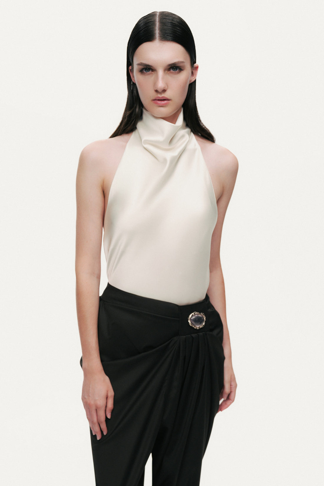 Accessory Detailed Pleated Pants