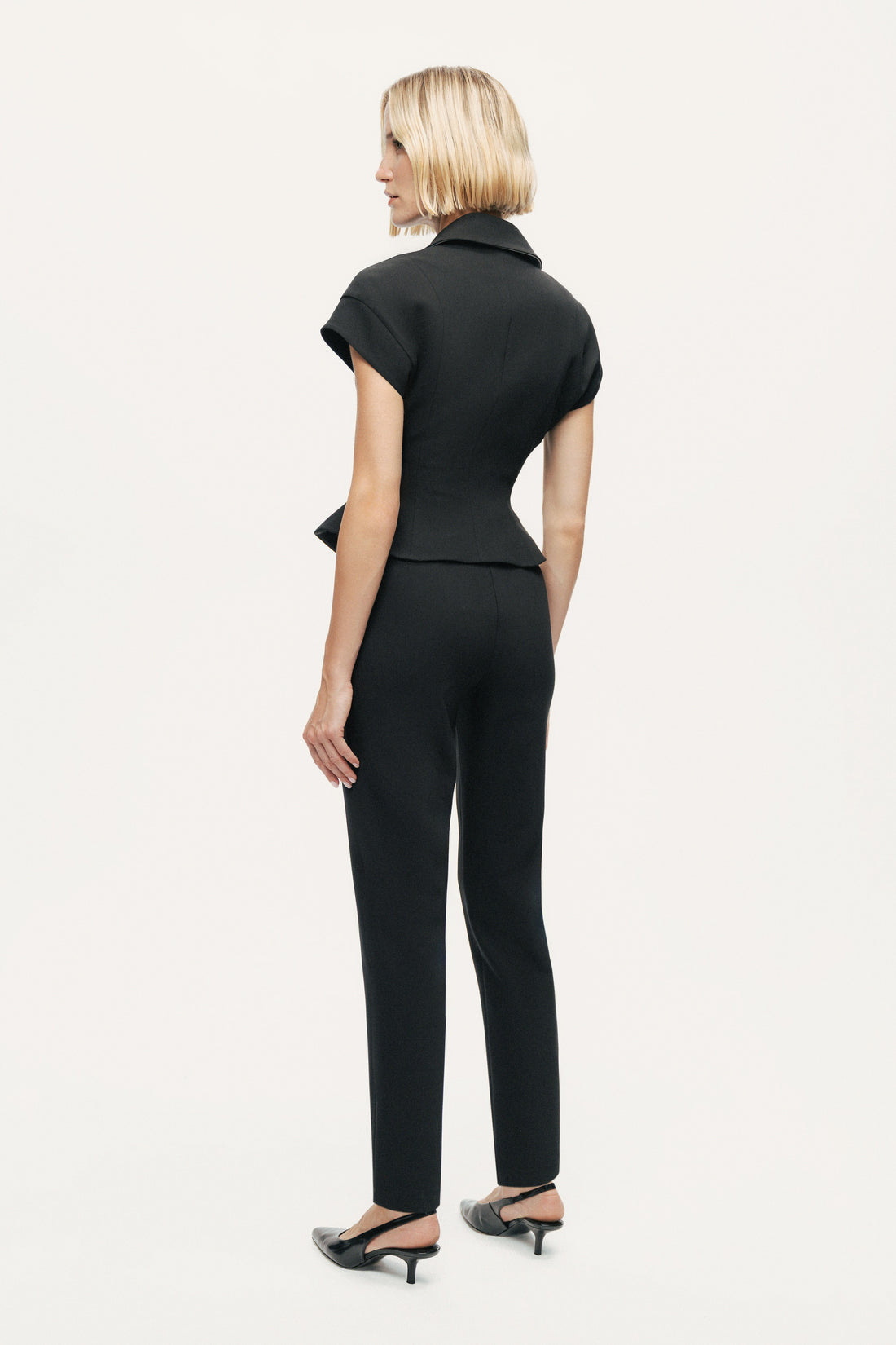 Sculpt High-Rise Cigarette Trousers