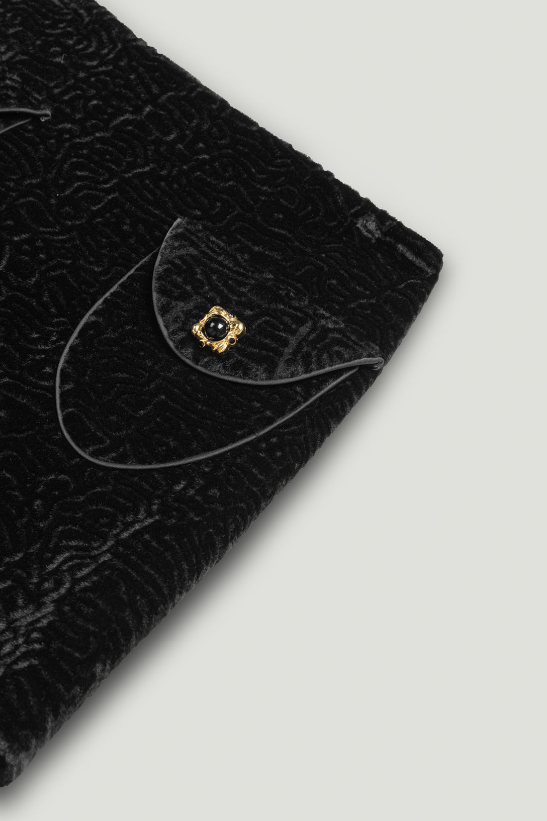 Textured Velvet Mini Skirt