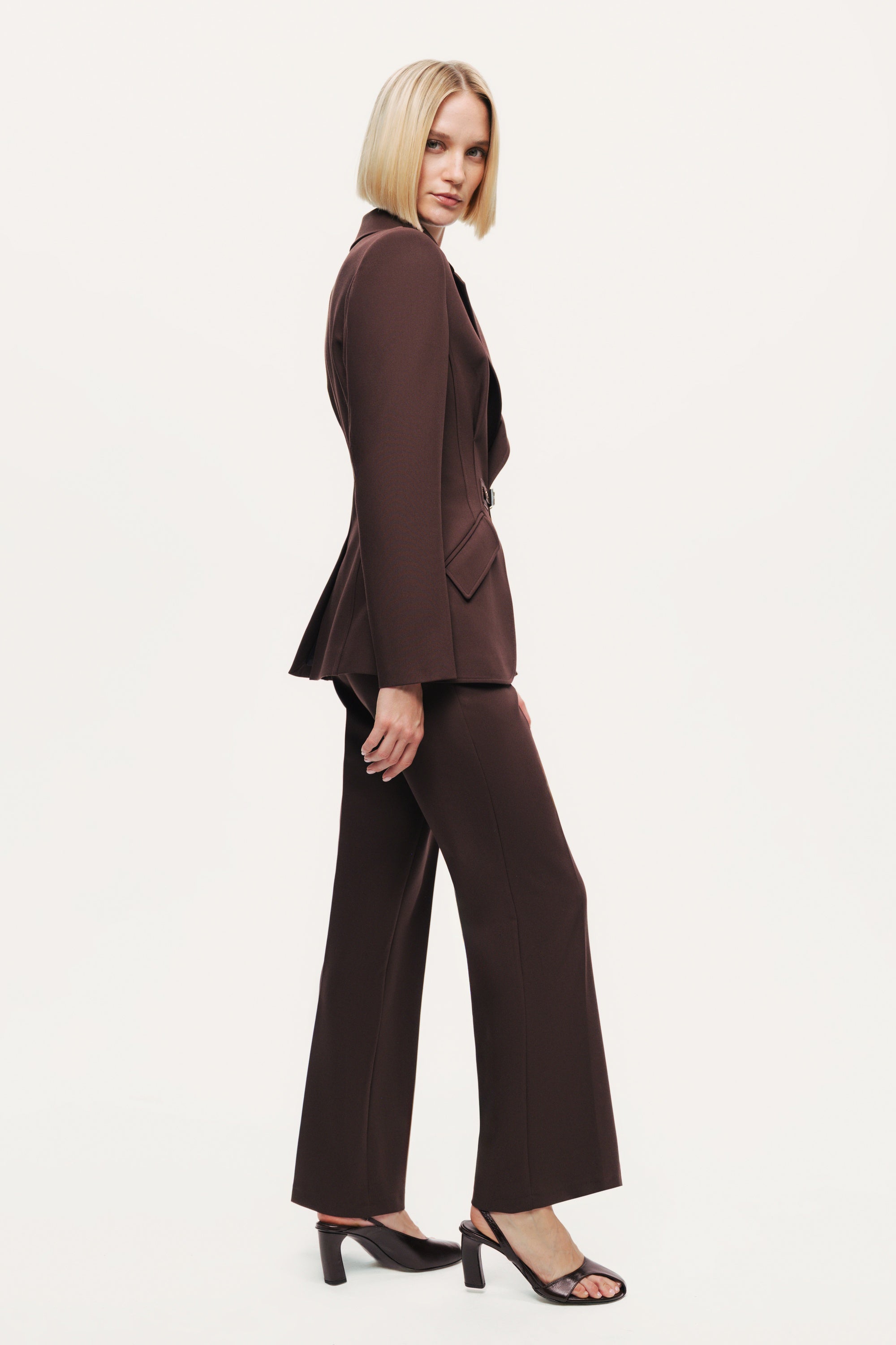 Belted Tailored Blazer