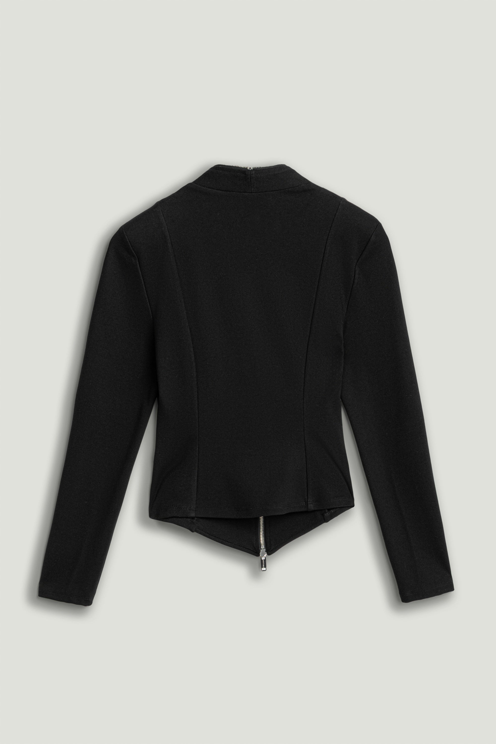 Zip Detail Blouse