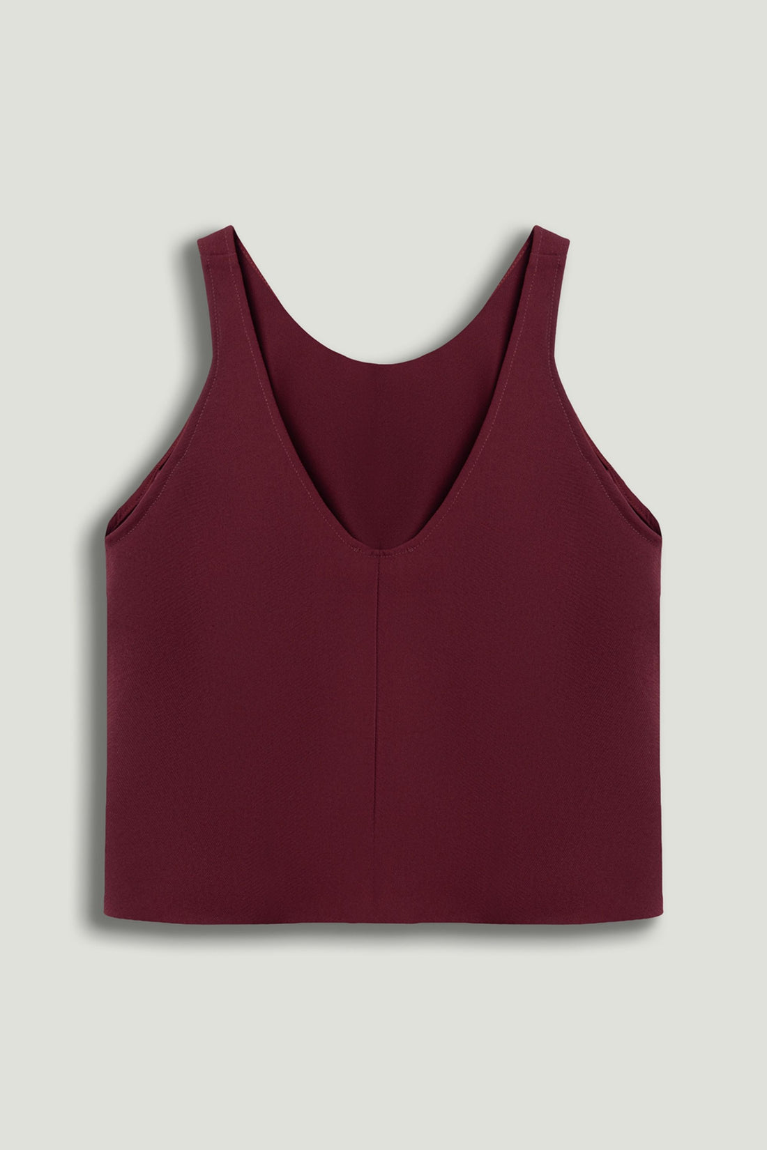 Minimalist Sleeveless Crepe Top