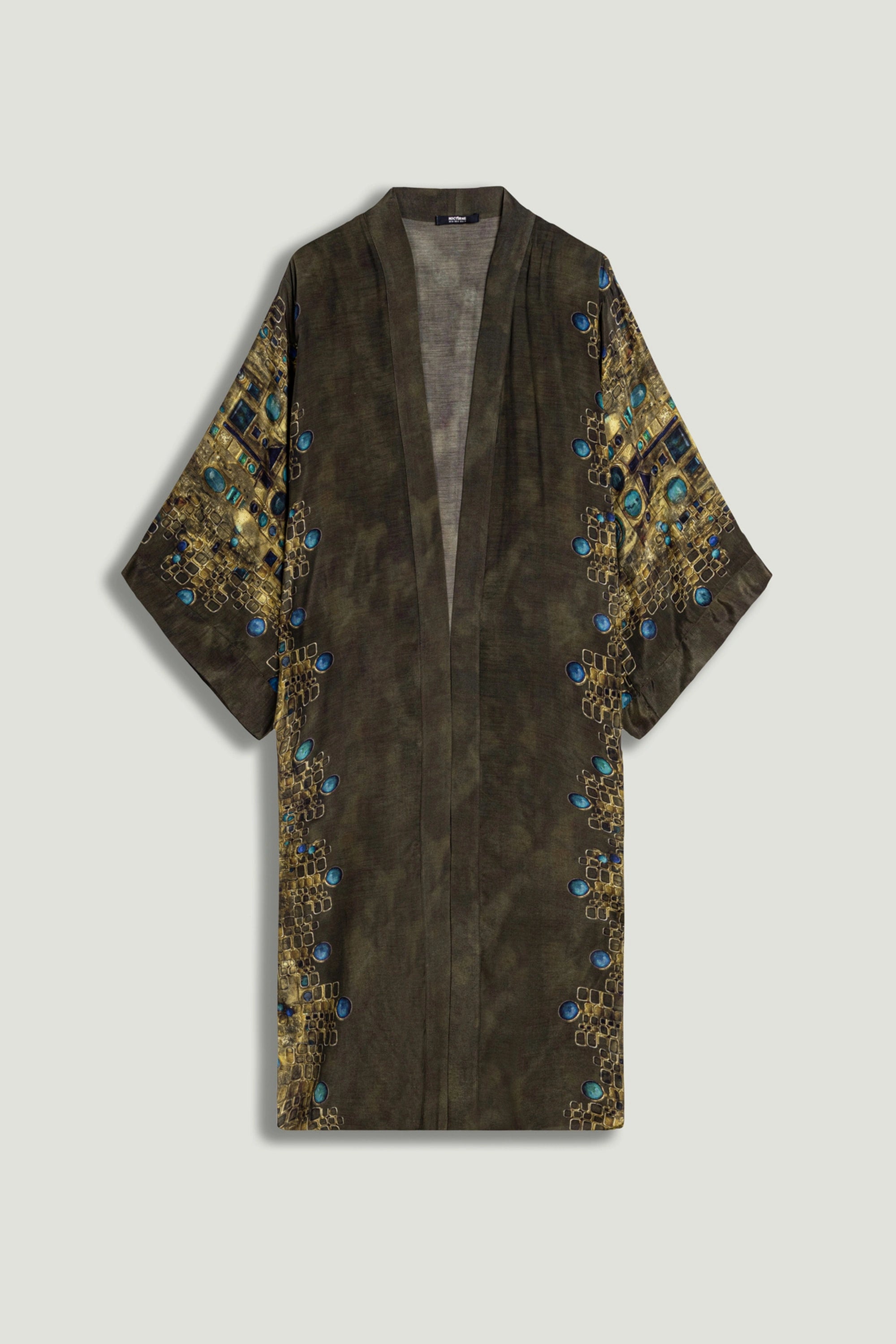 Printed Long Kimono