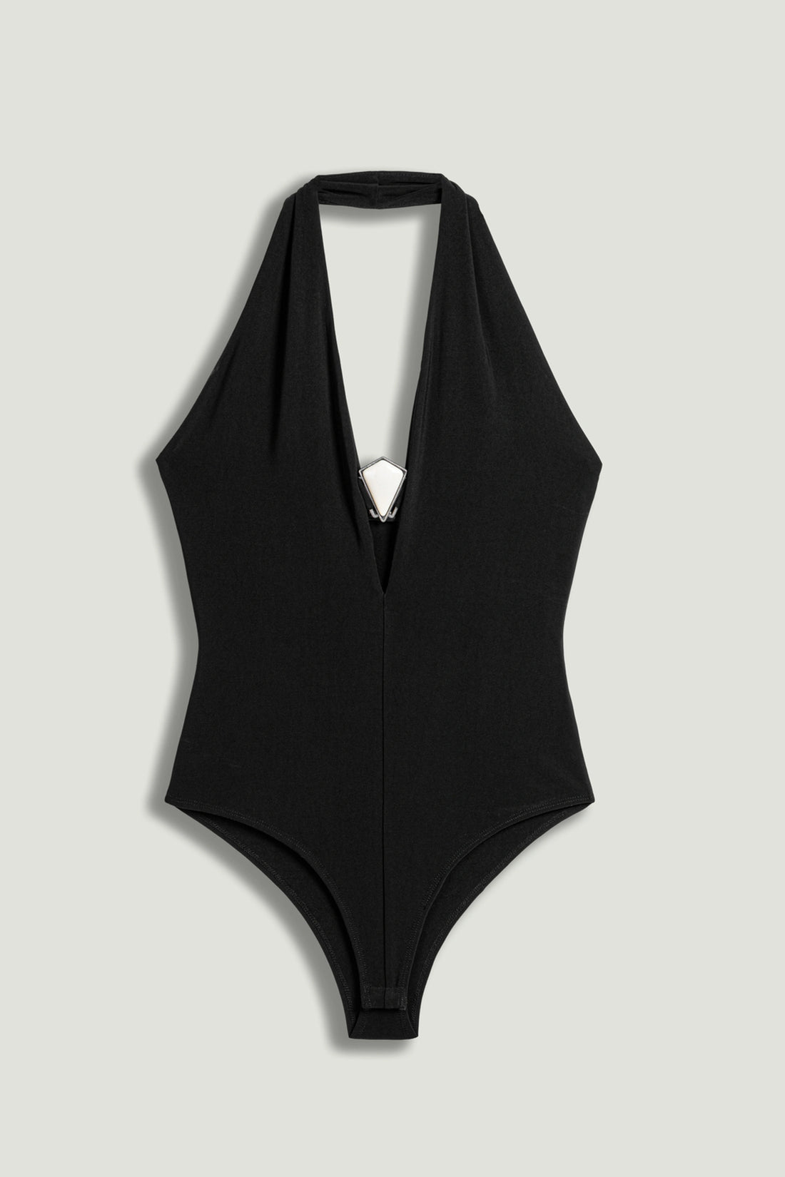 Halter Deep V Blouse