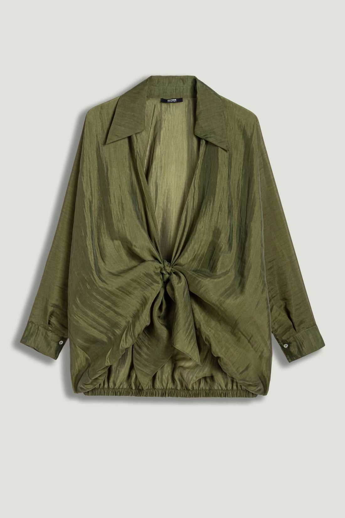 Fluid Open-Front Shirt