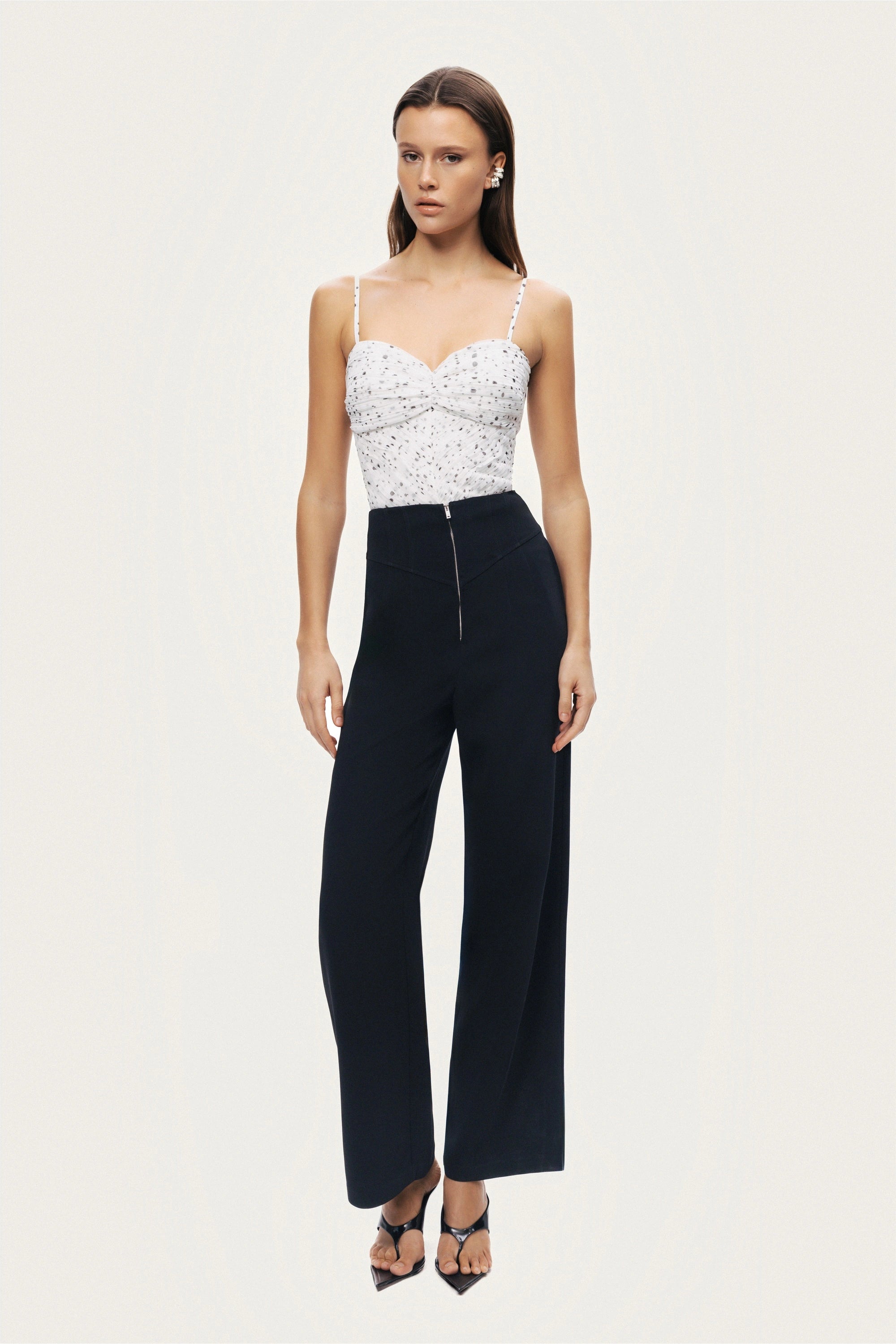 High-Waist Wide-Leg Pants
