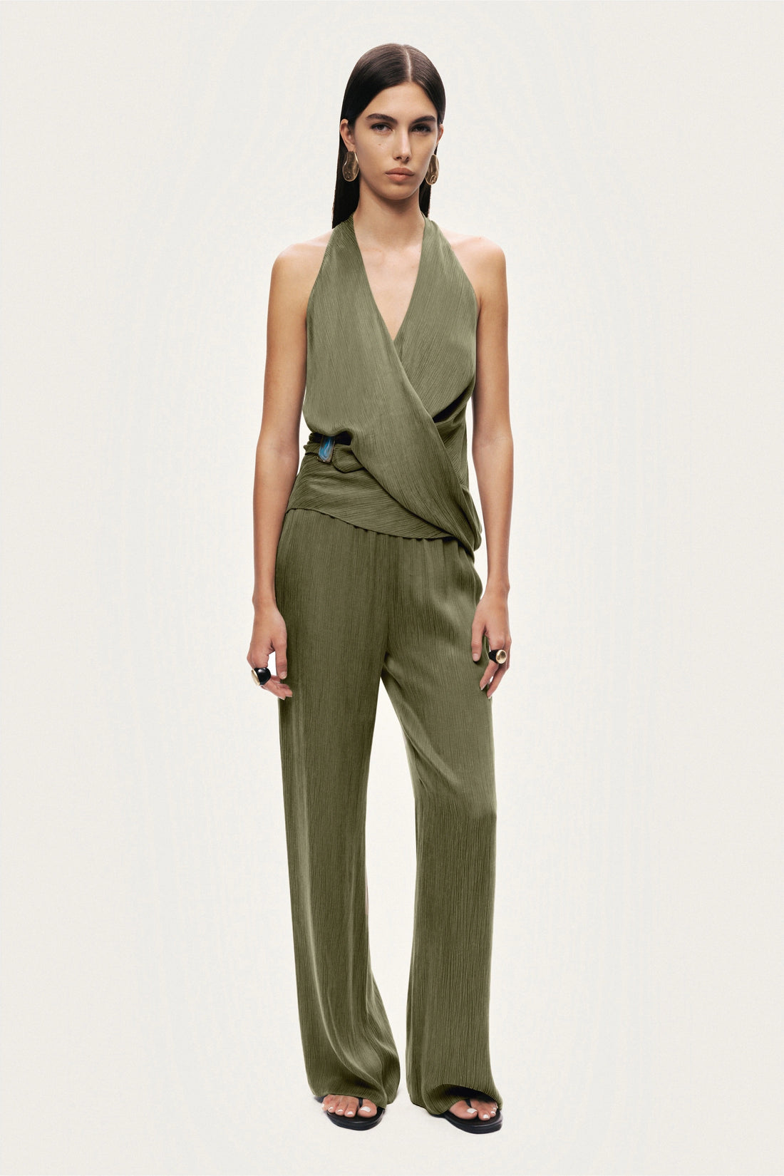 Relaxed Straight-Leg Pants