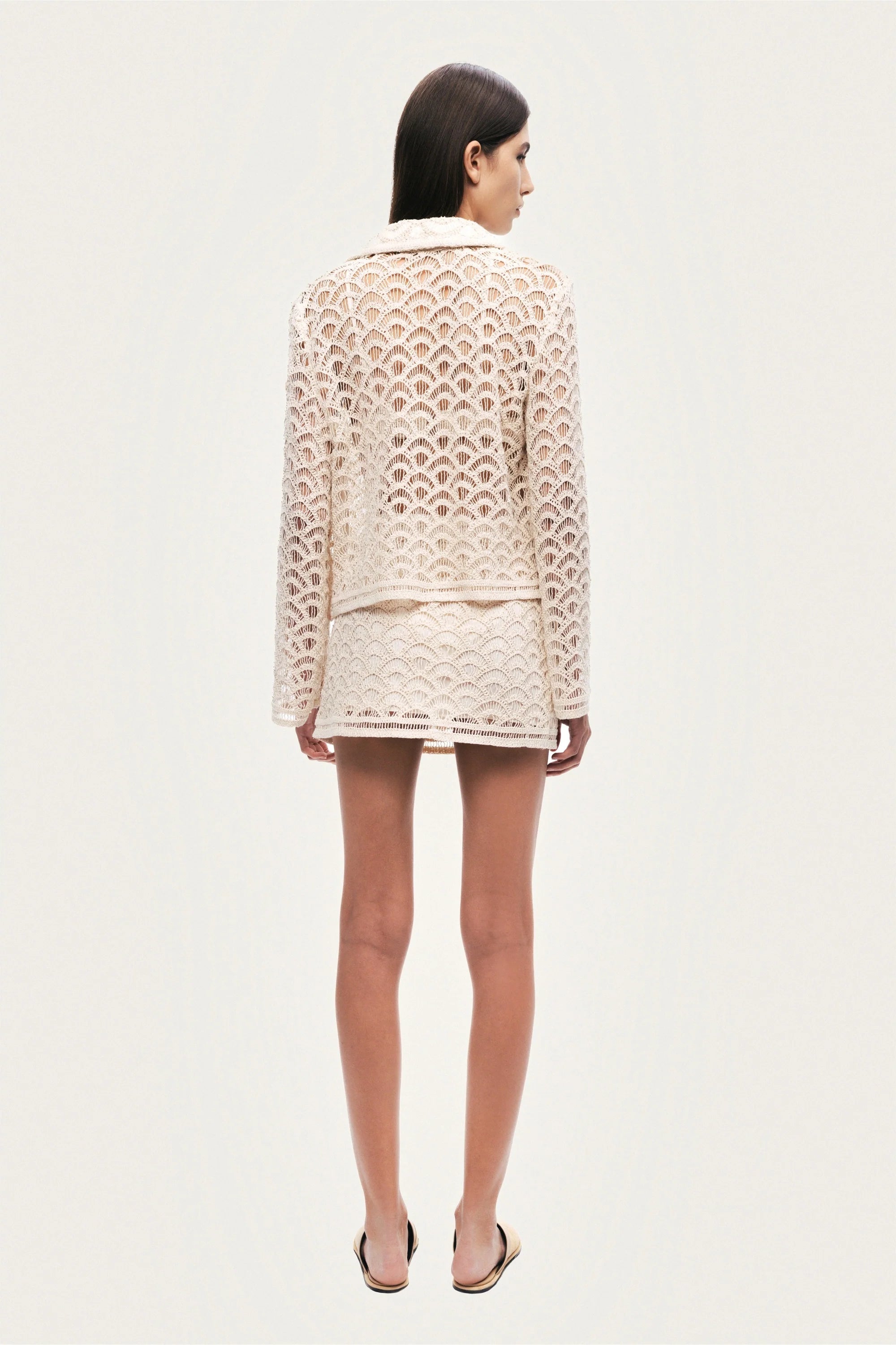 Cropped Lace Jacket