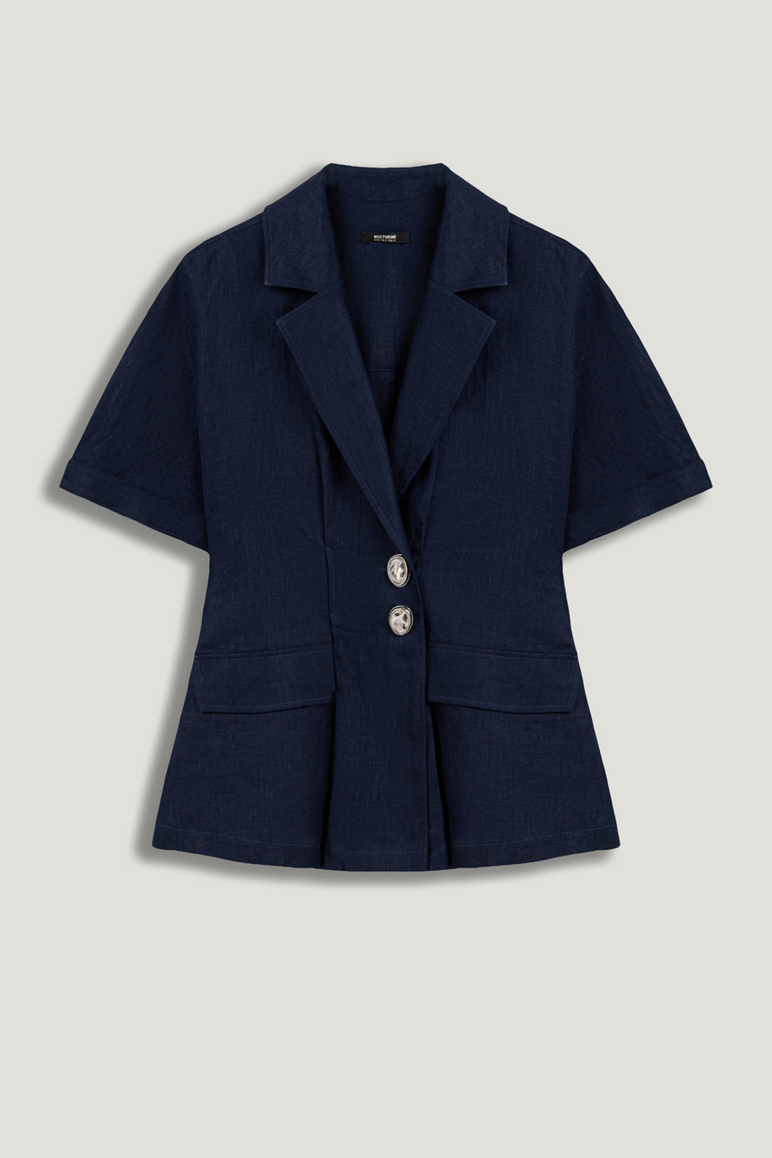 Short Sleeve Blazer Jacket