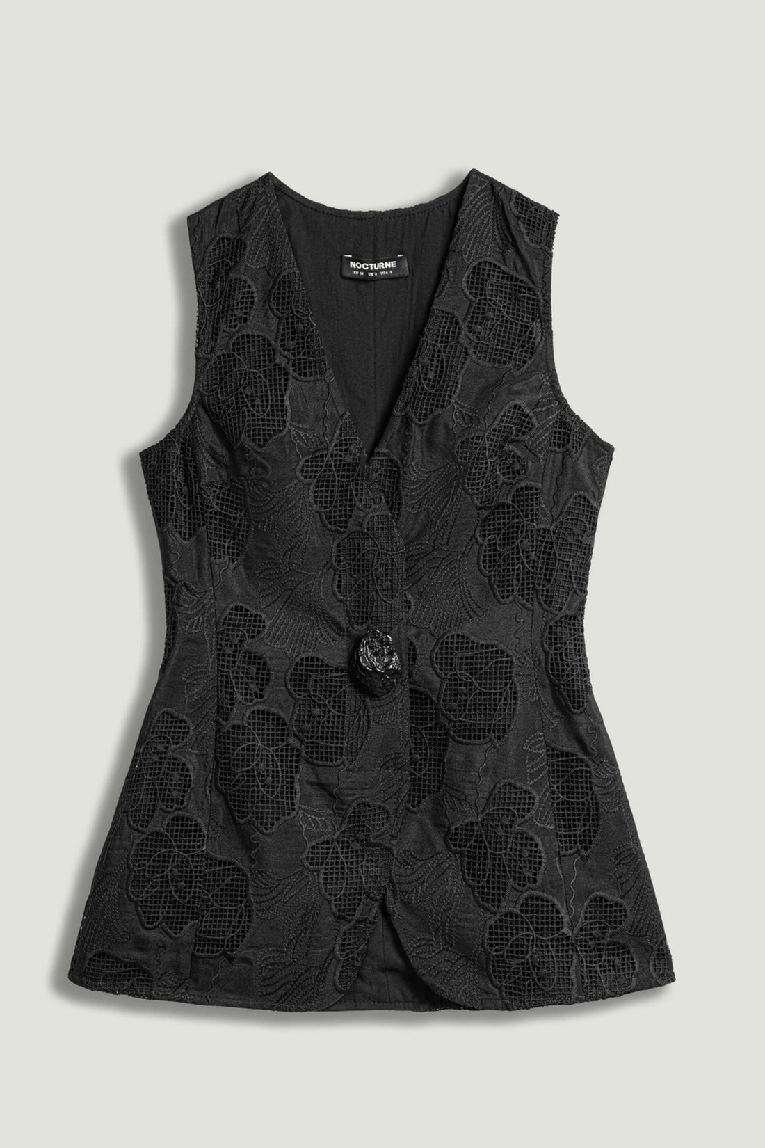 Textured Tailored Vest