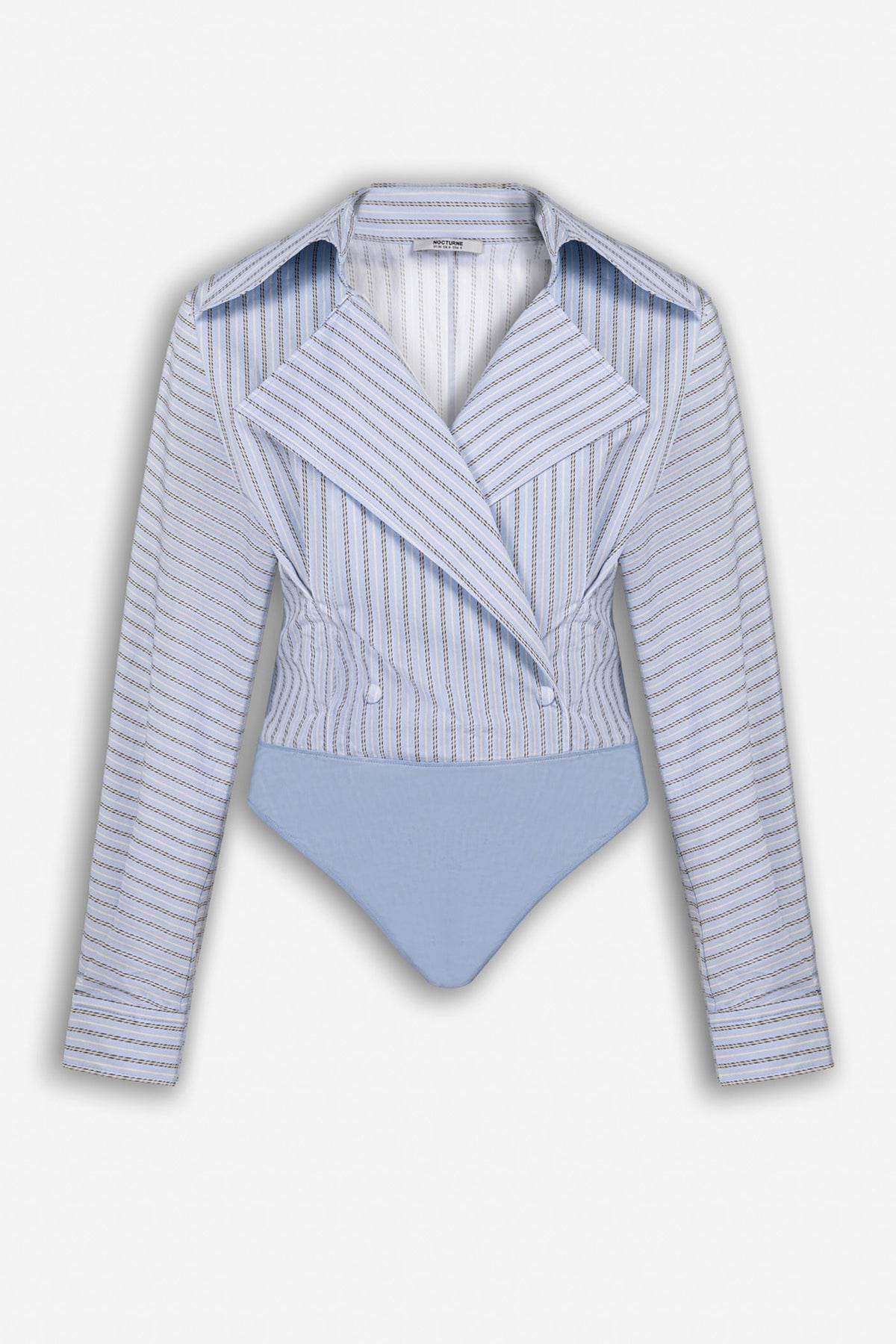 Pinstripe Tailored Bodysuit