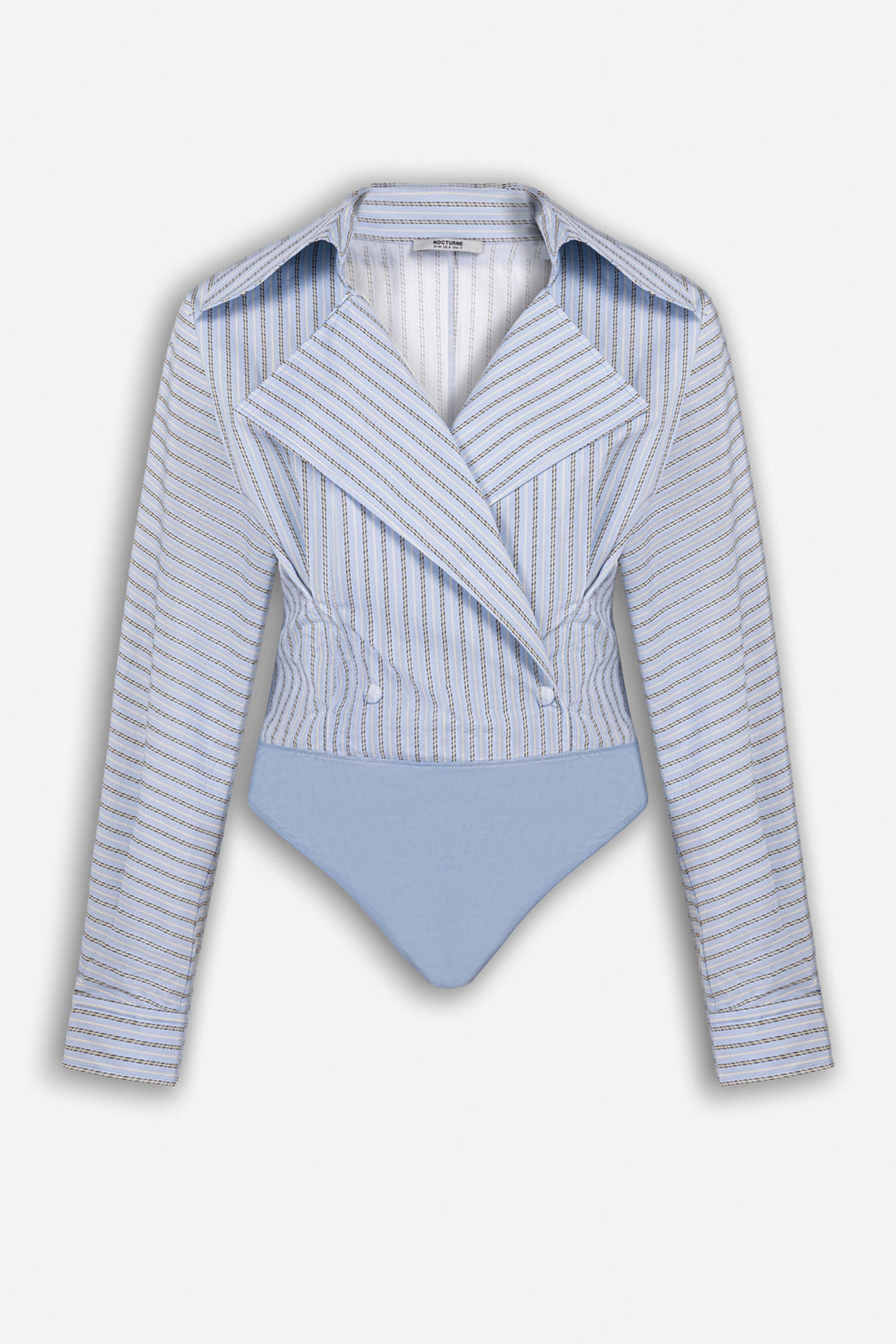 Pinstripe Tailored Bodysuit