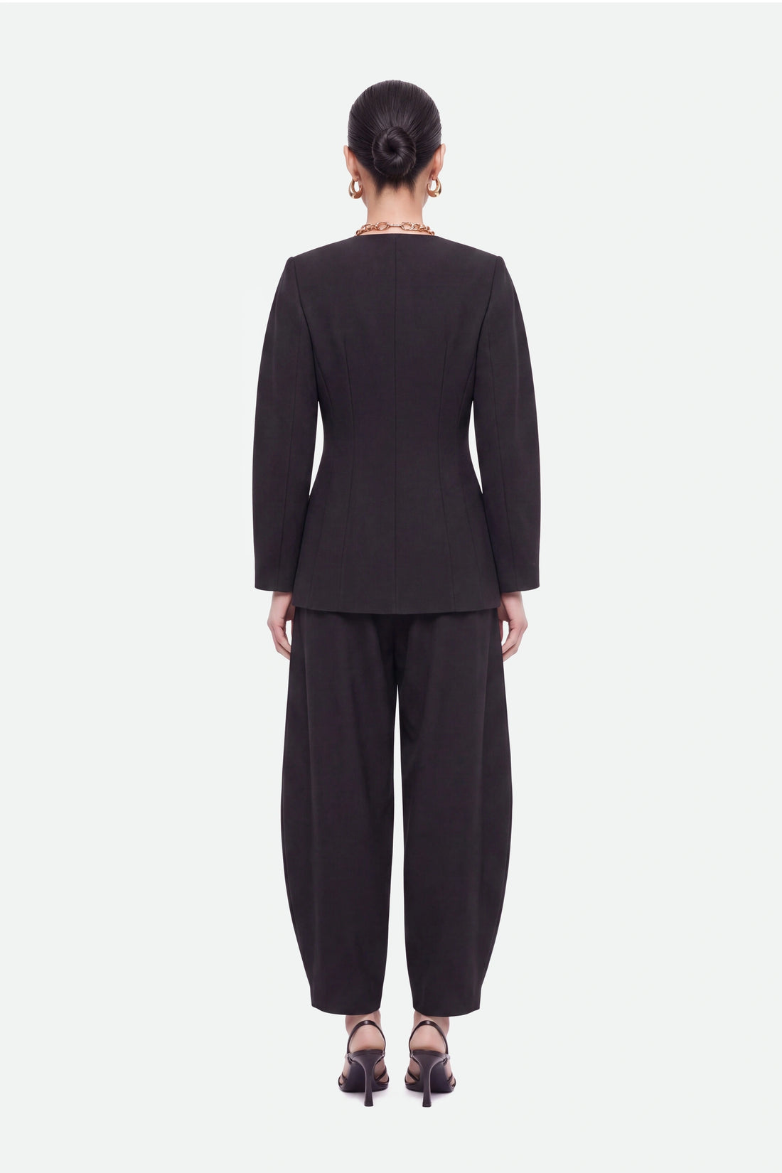 Tailored Wide Leg Trousers