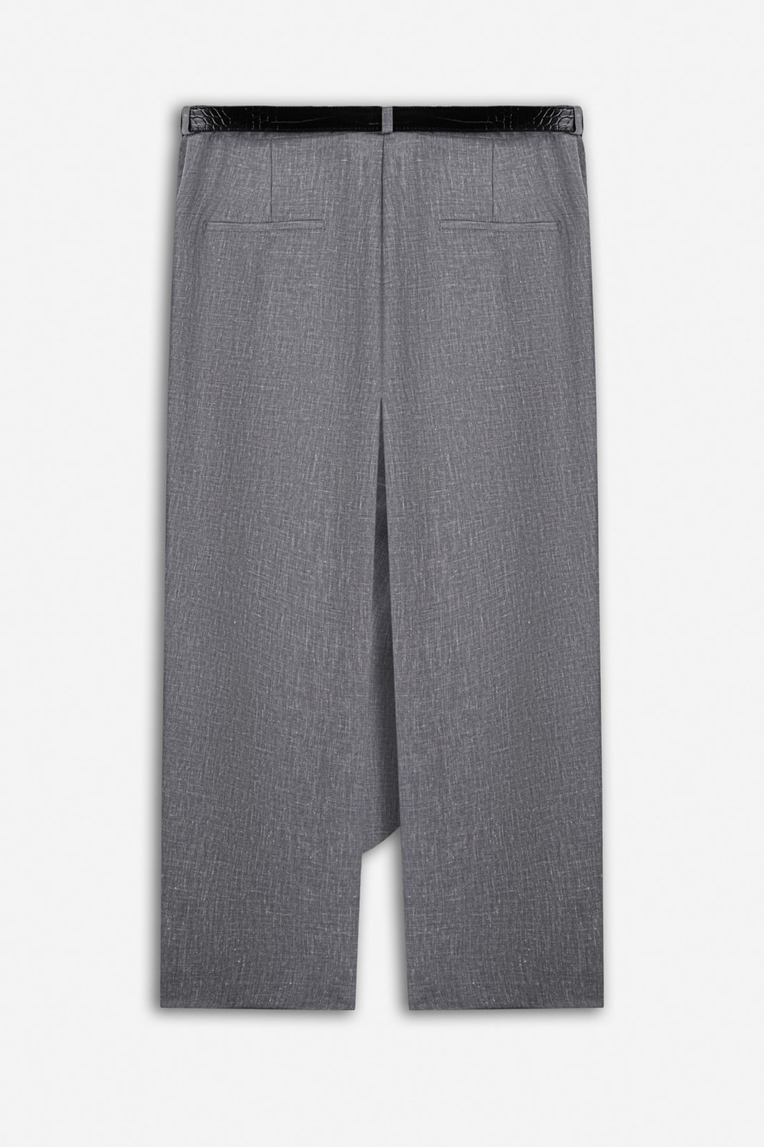 Draped Wrap Front Trousers