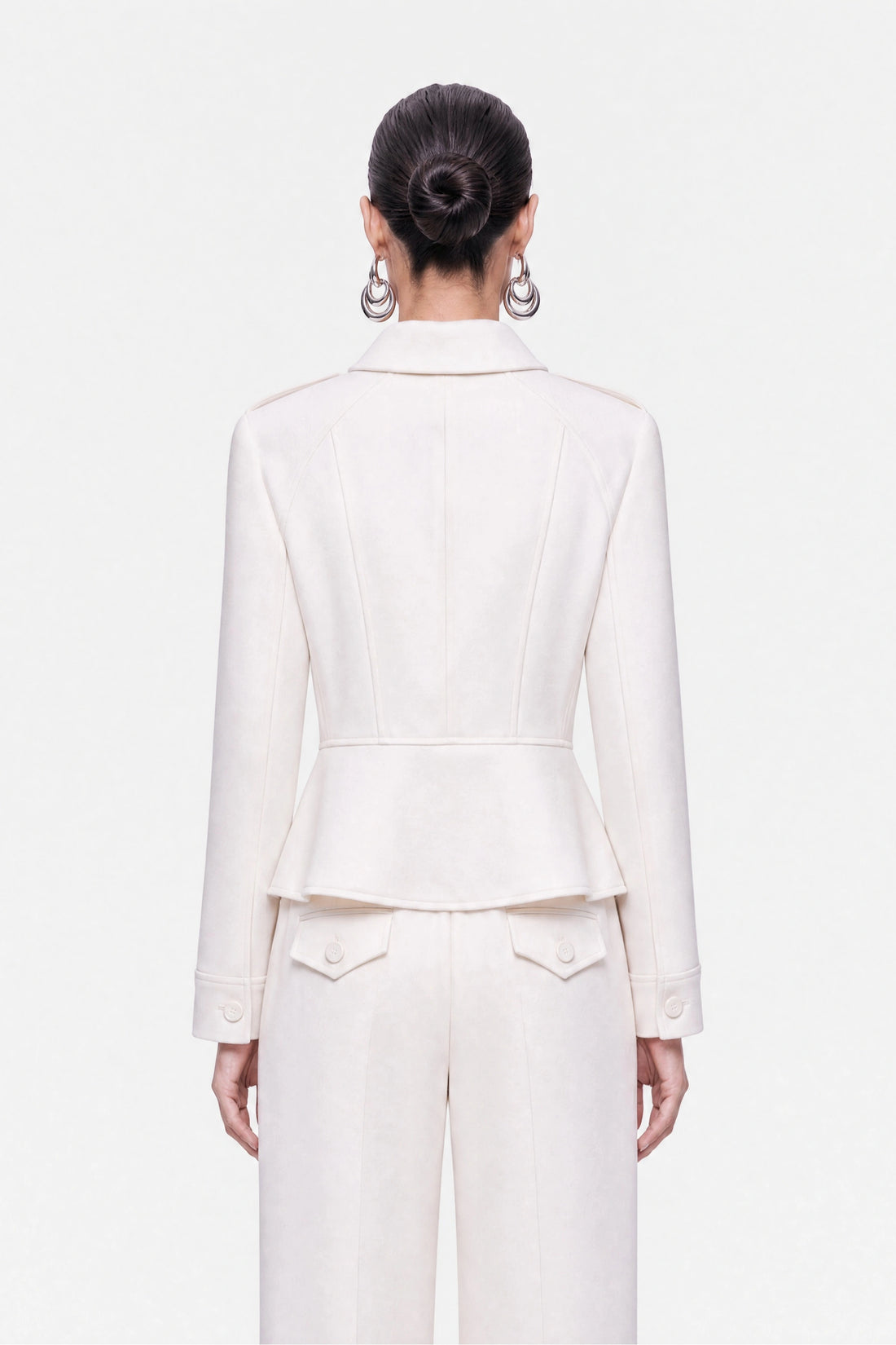 Double Breasted Epaulette Jacket