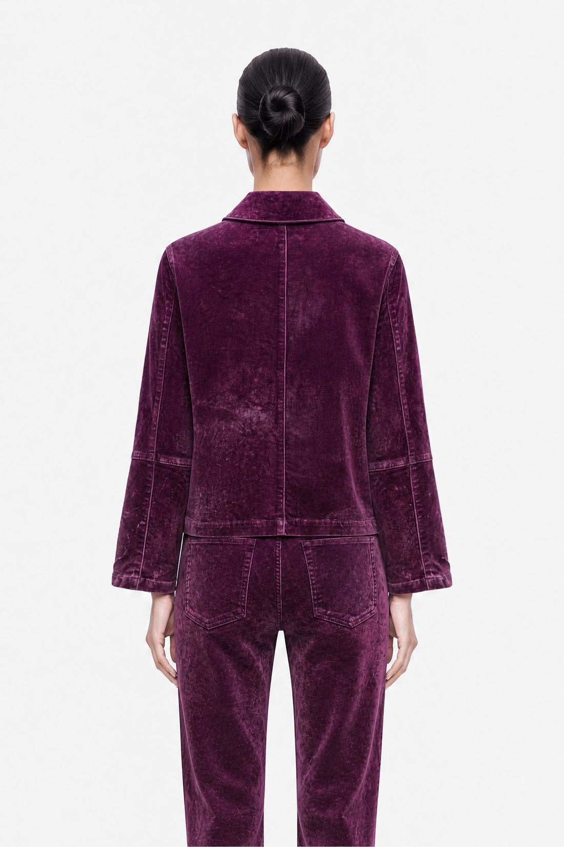 Gold Button Velvet Jacket