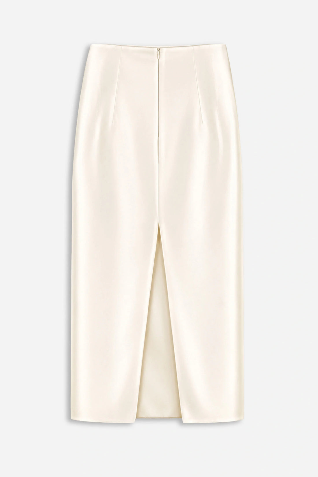 Pleat Detail Pencil Skirt