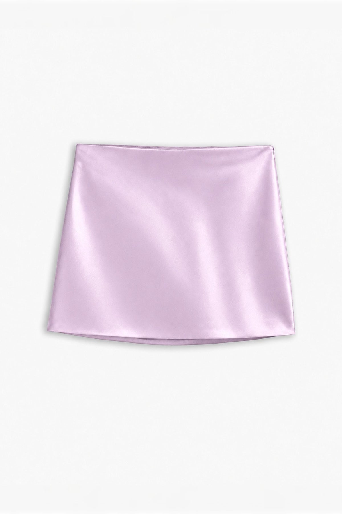 High Waist Flared Mini Skirt