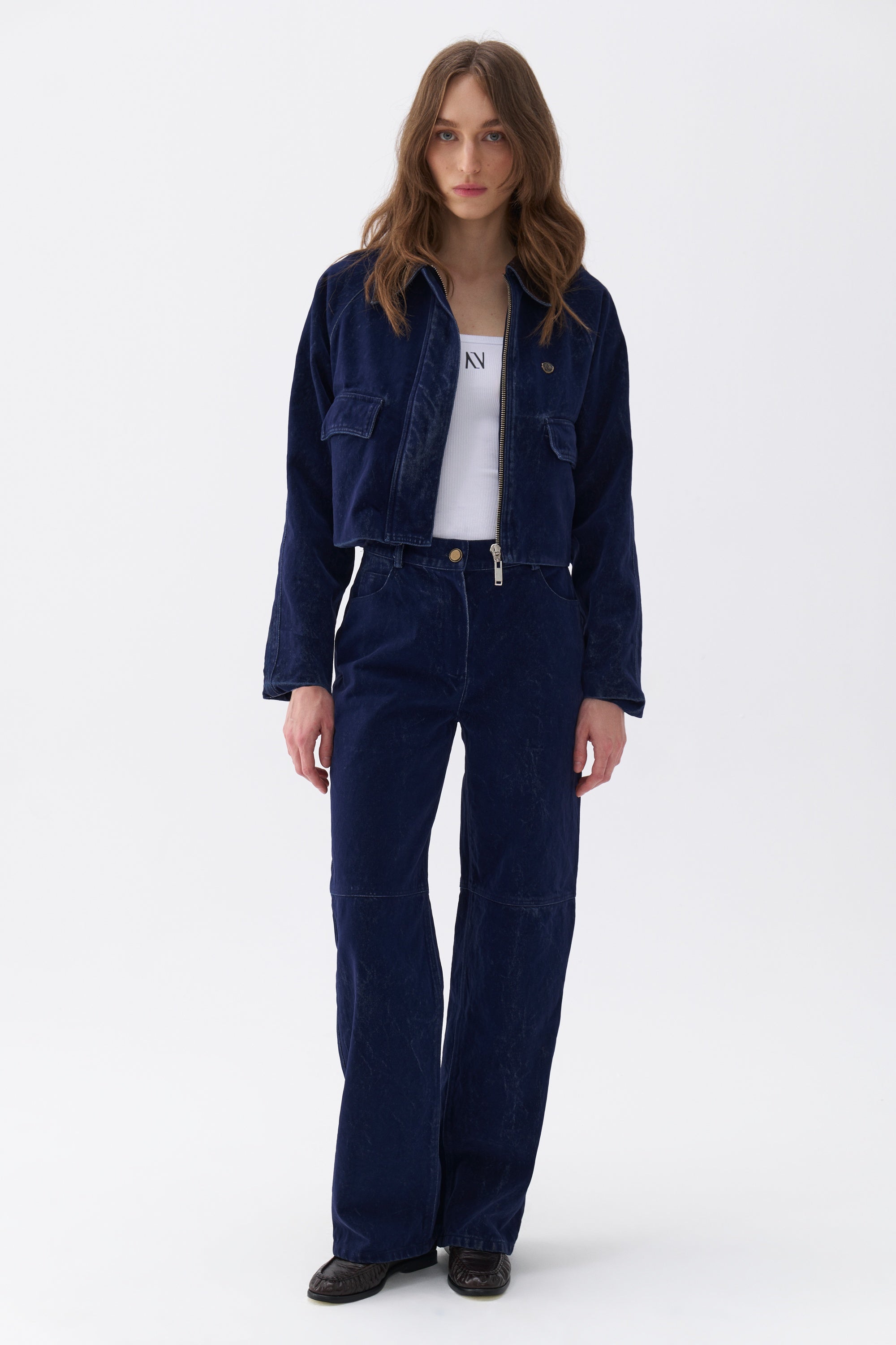 High Waist Velvet Pants (Final Sale)