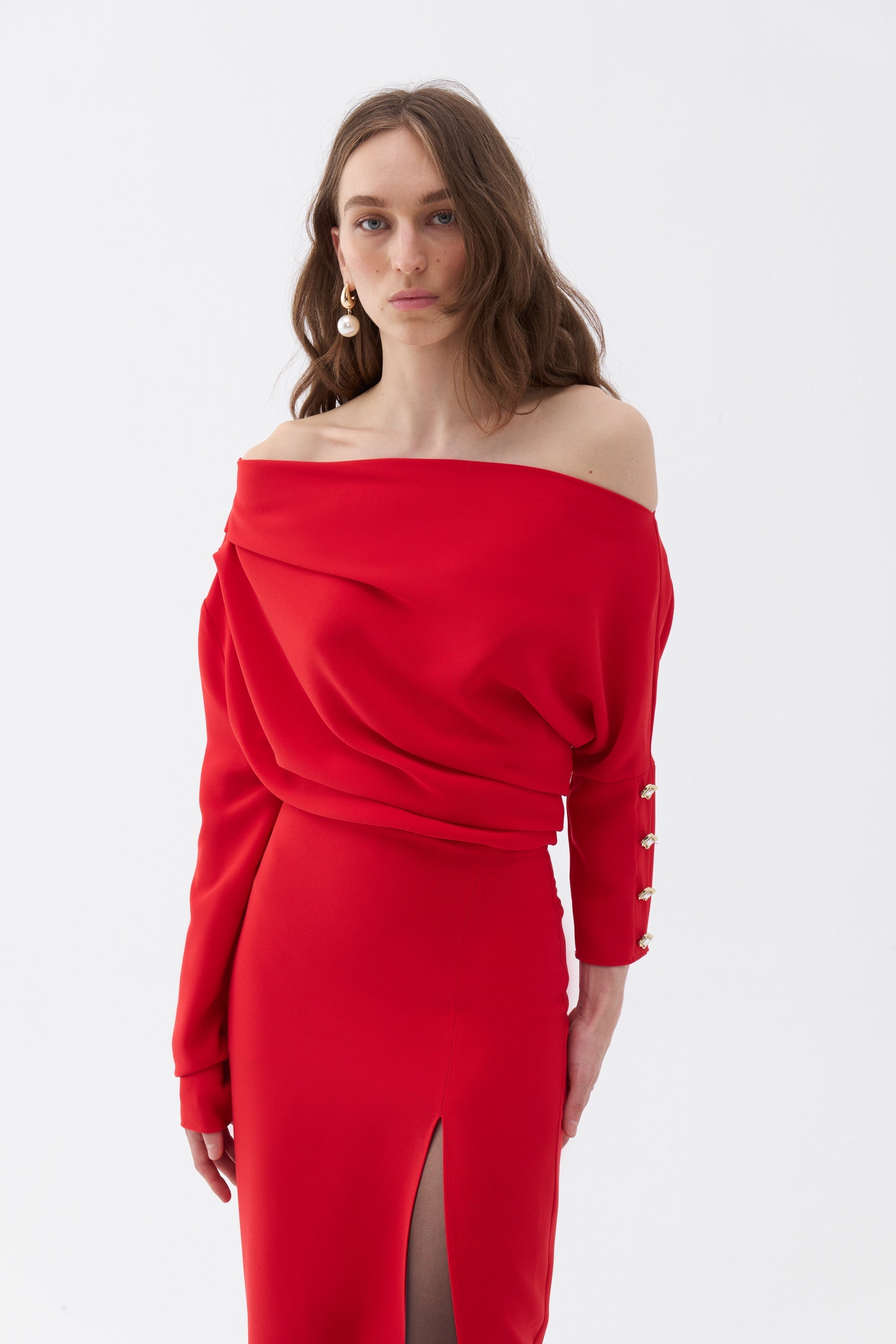 Draped Maxi Dress (Final Sale)