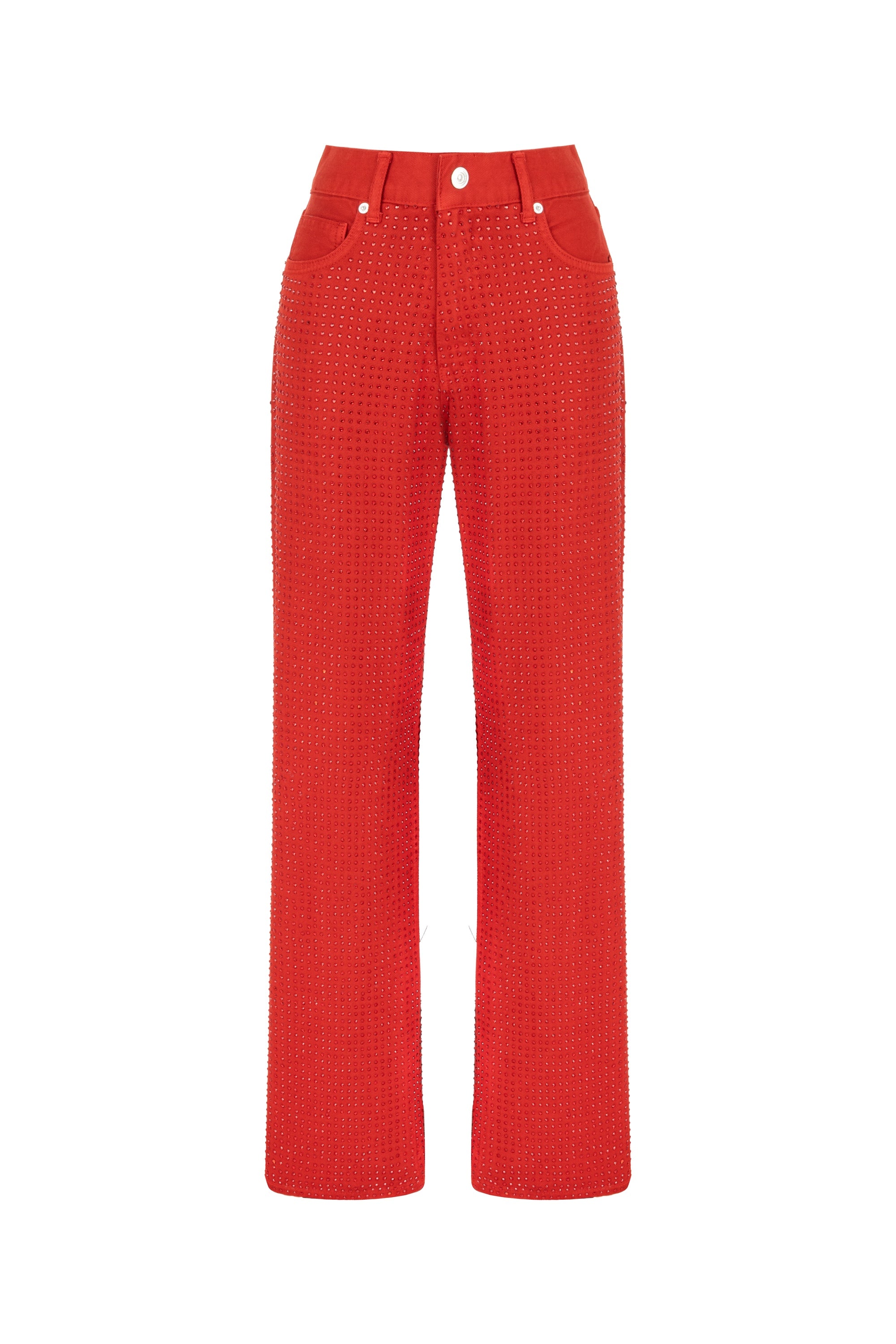 Stone Embroidered Jeans (Final Sale)