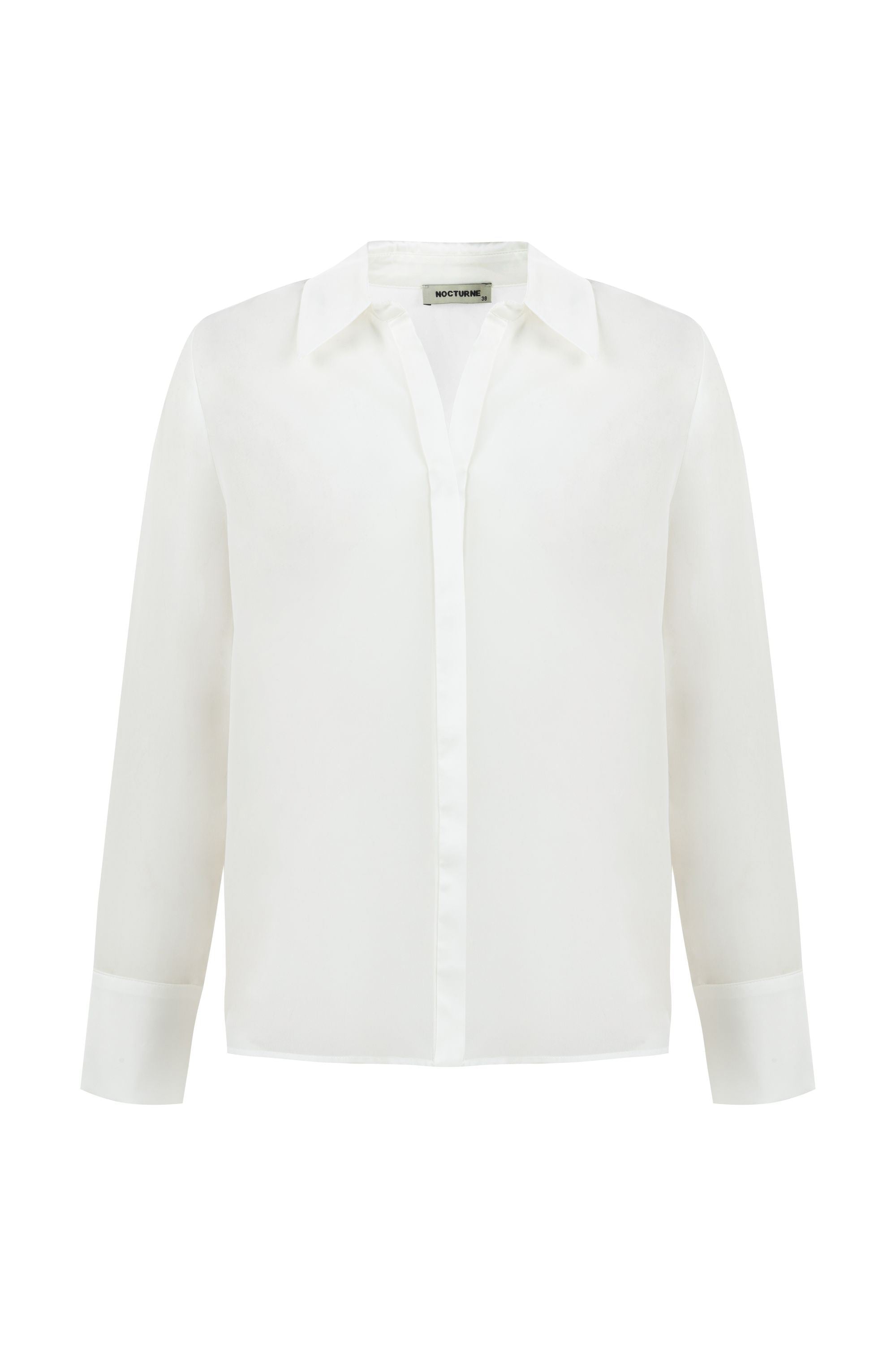 Sheer Button Front Shirt (Final Sale)