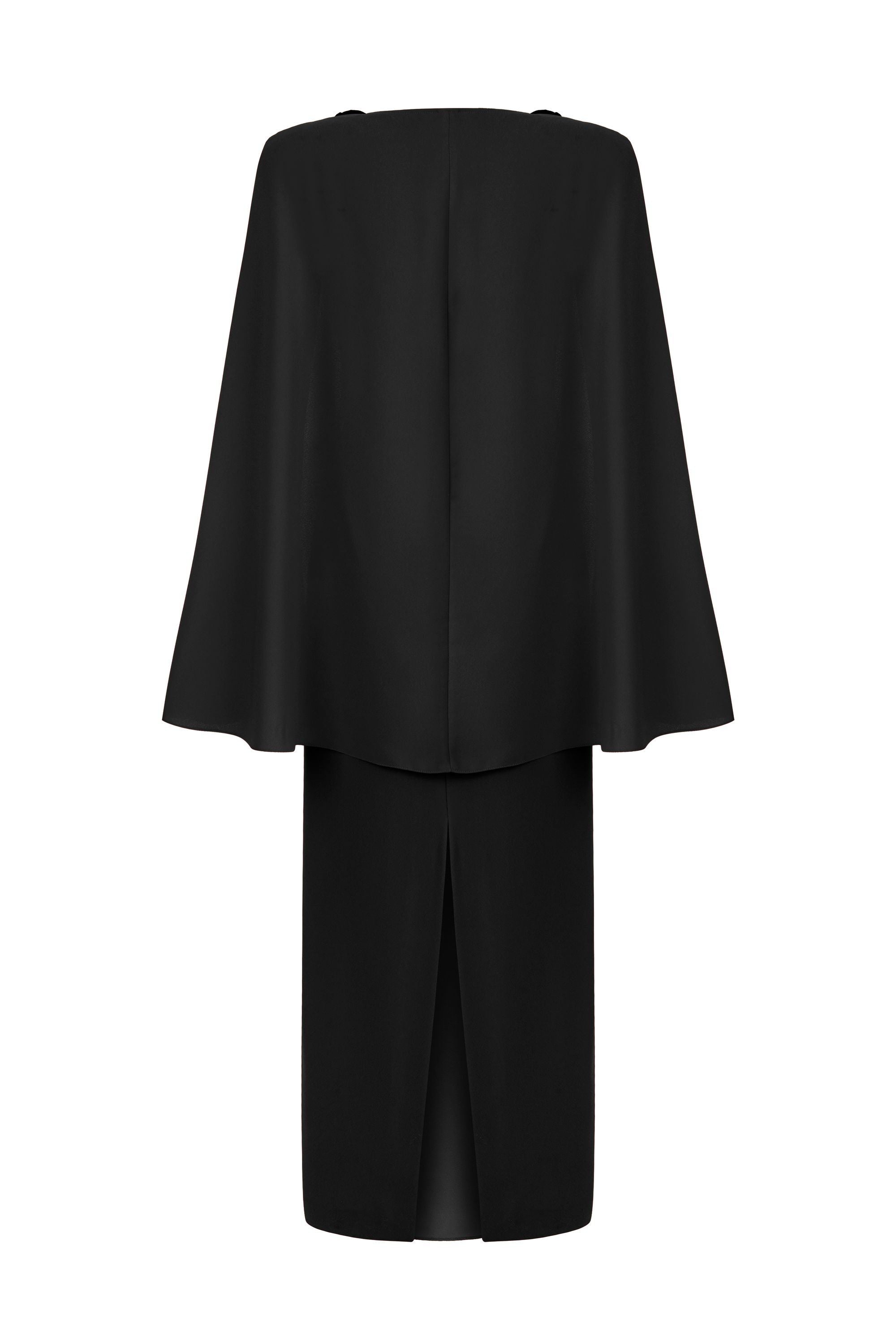 Cape Sleeve Maxi Dress (Final Sale)