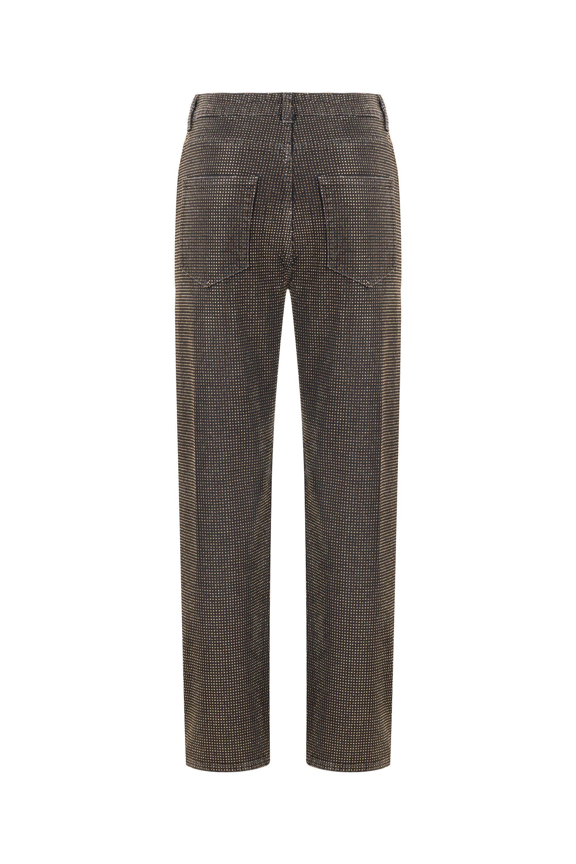 Stone Embroidered Mom Fit Jeans (Final Sale)