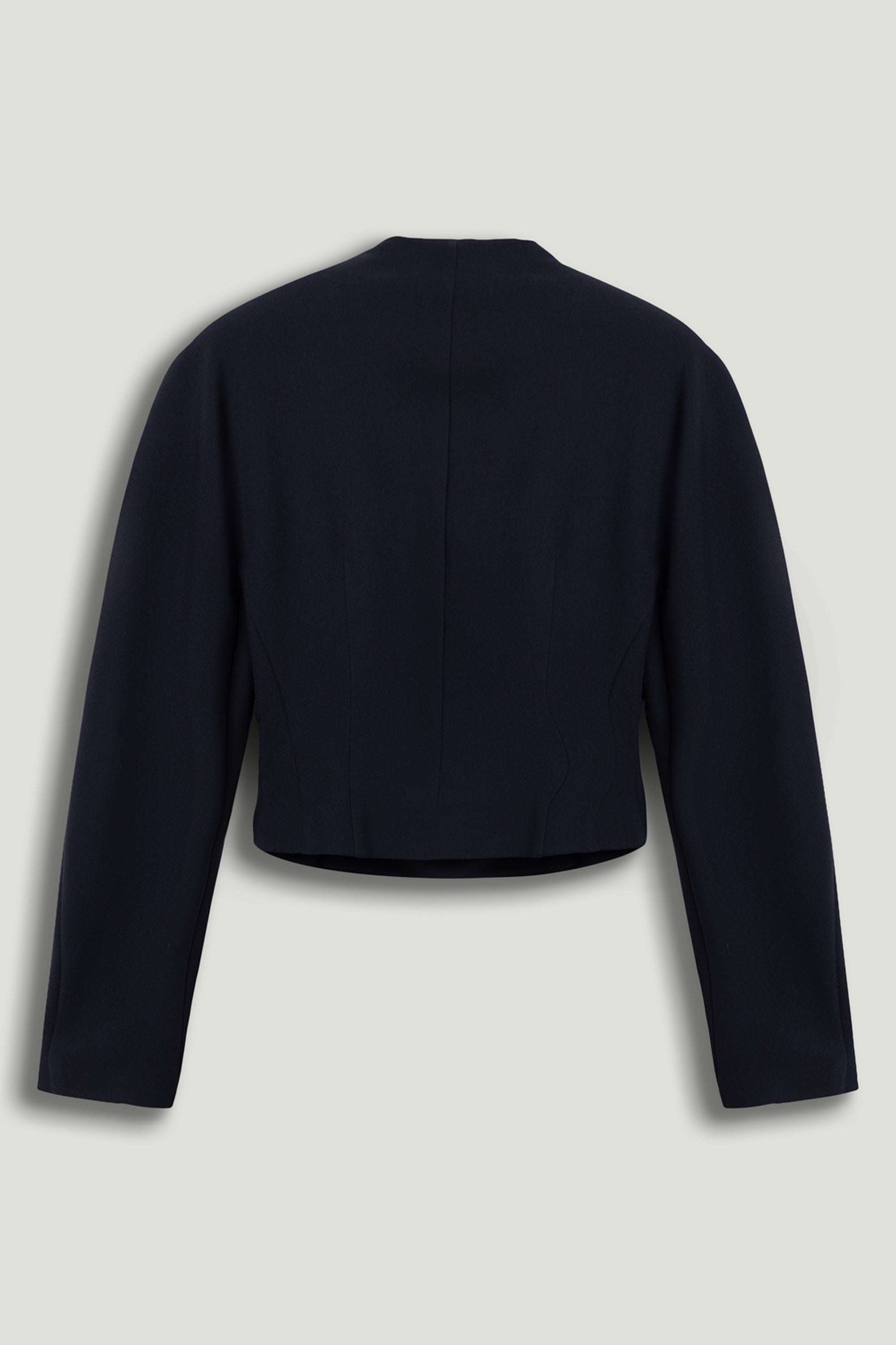 Asymmetric Buttoned Tailored Jacket