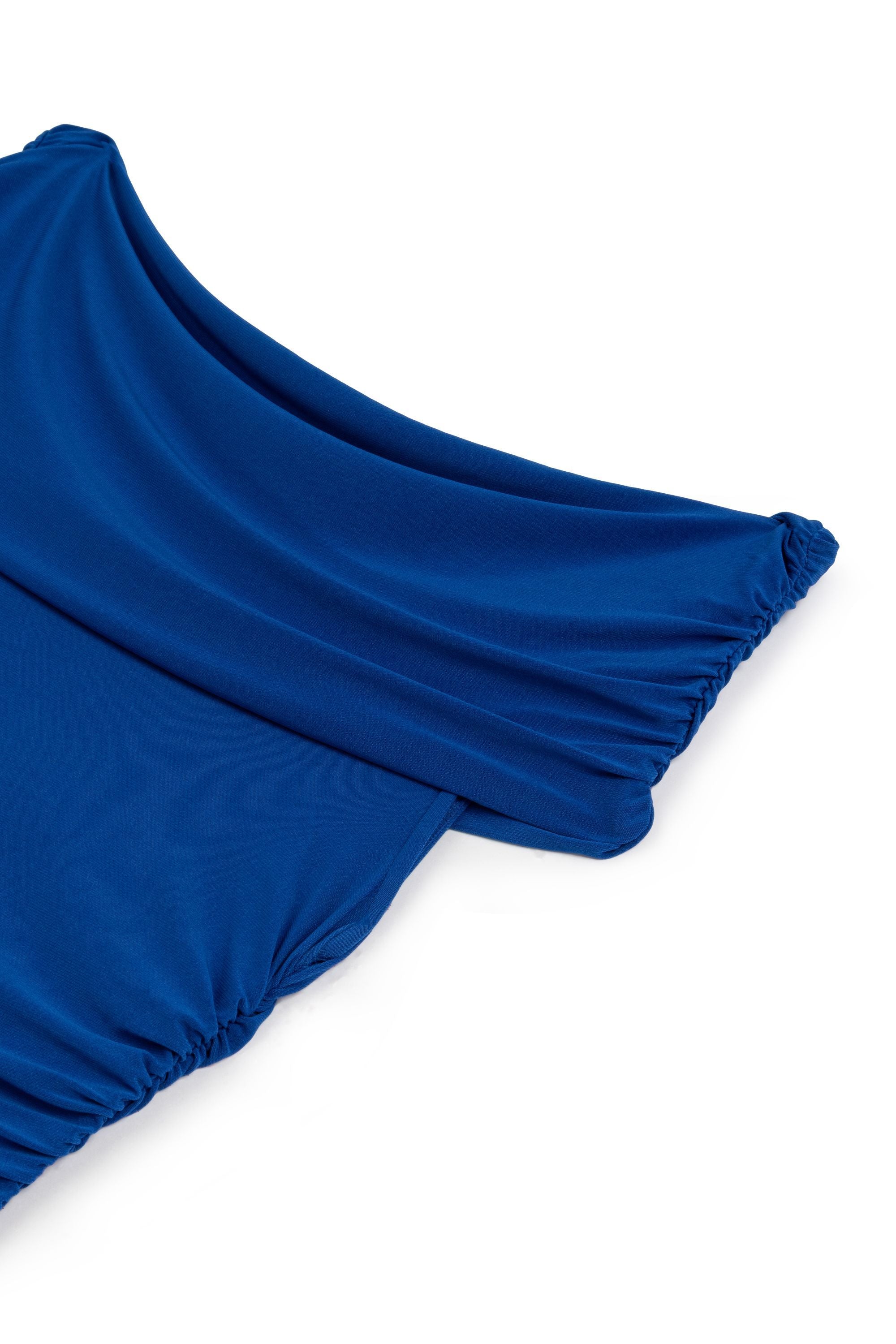 Saxe Open Shoulder Draped Maxi Dress