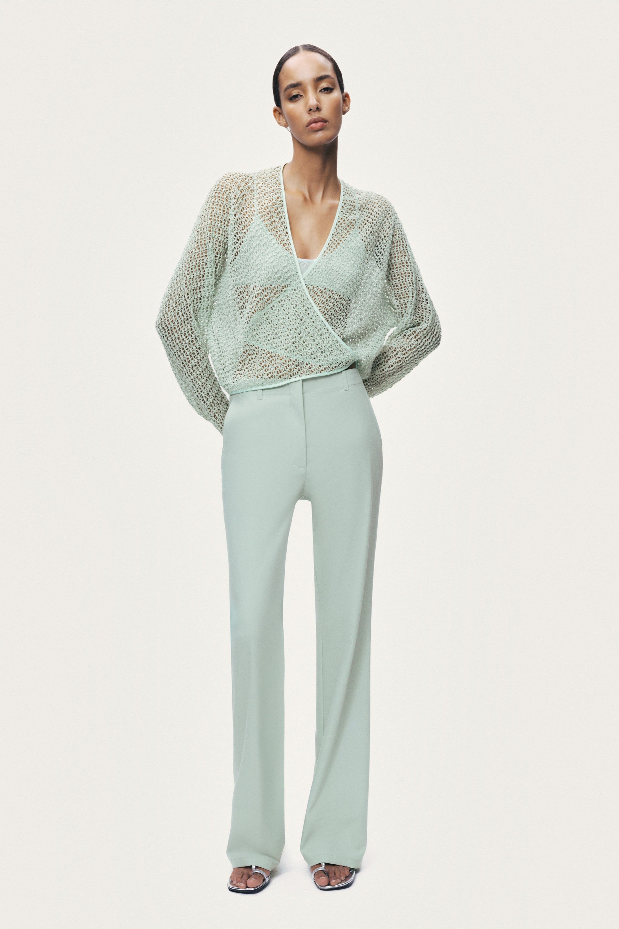 Straight-Leg Trousers