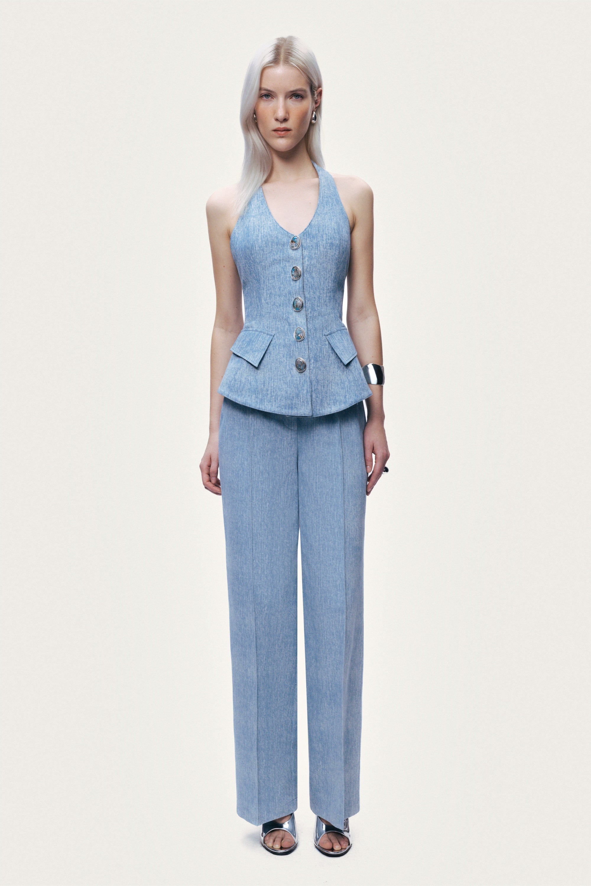 Wide-Leg Trousers