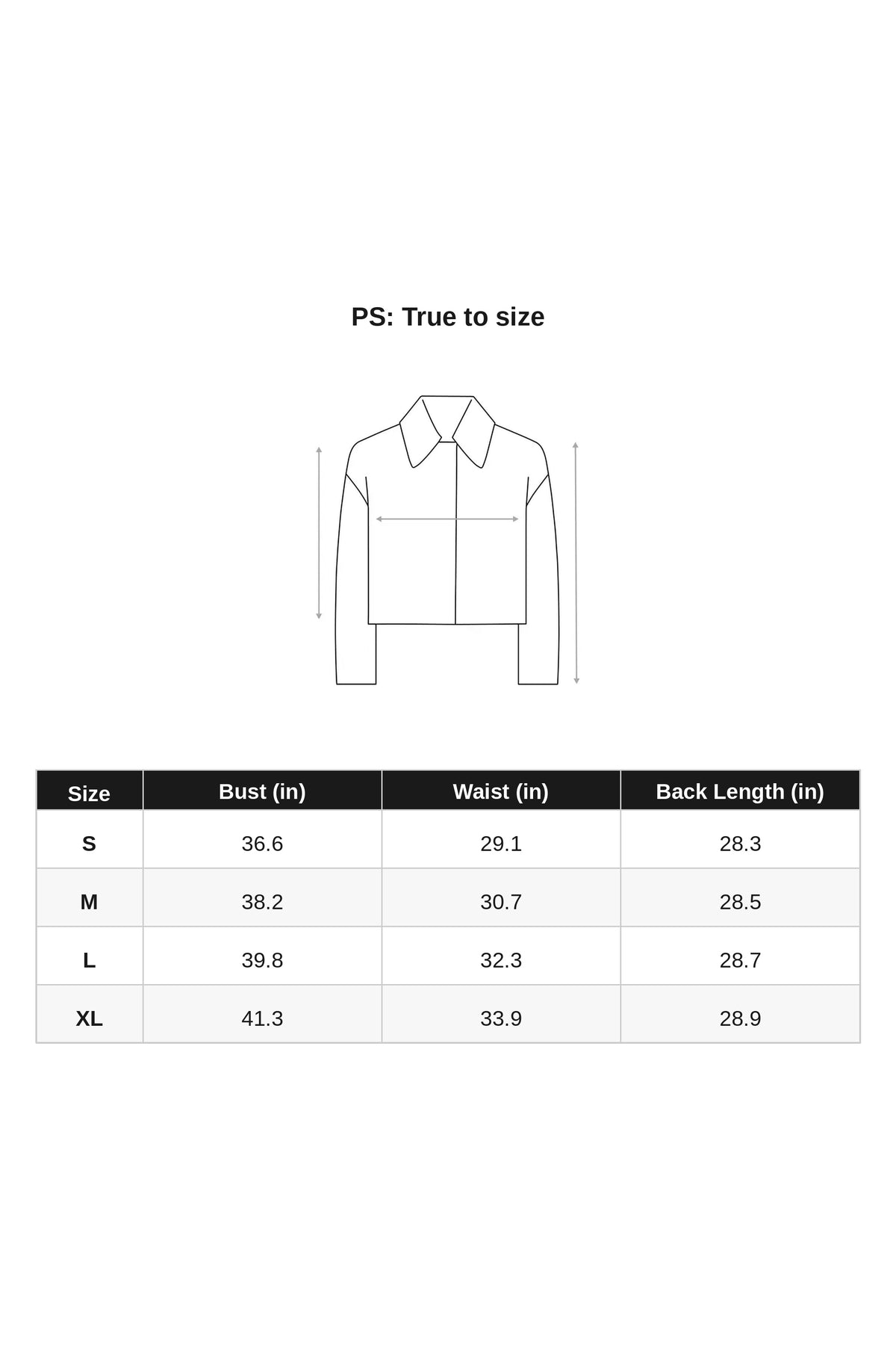 N27KN5425 size chart
