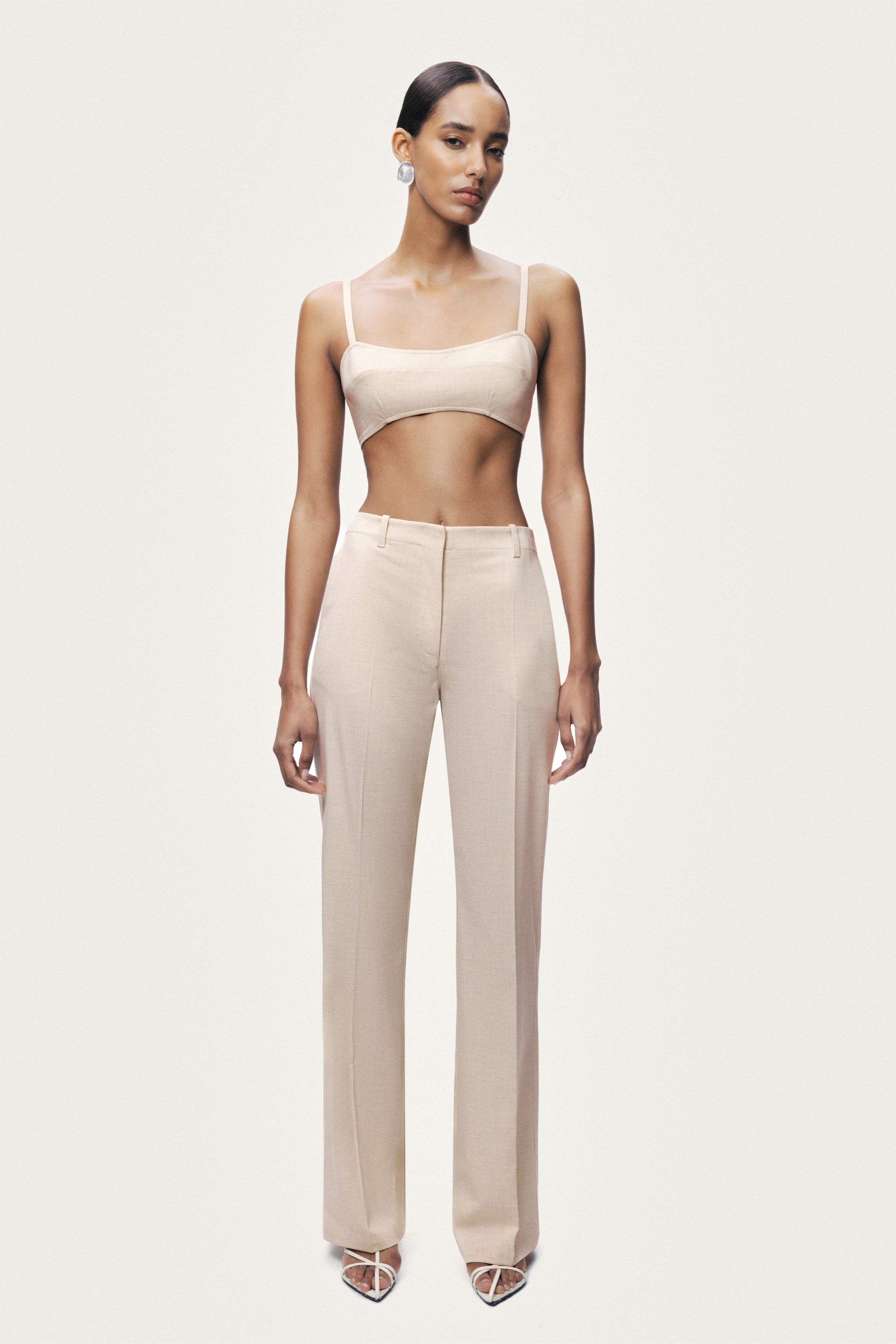 Straight-Leg Trousers