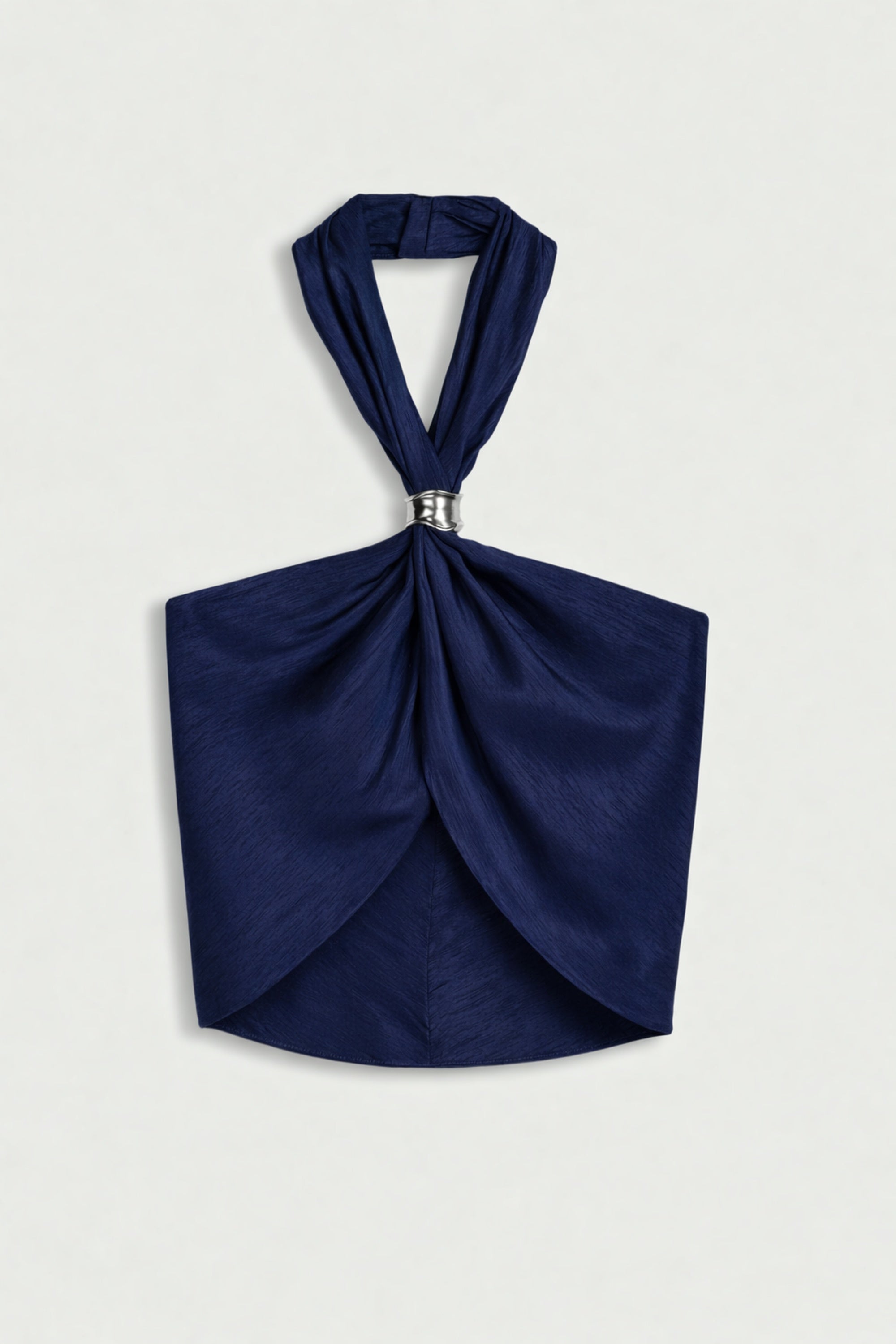 Embellished Halter-Neck Bustier Top