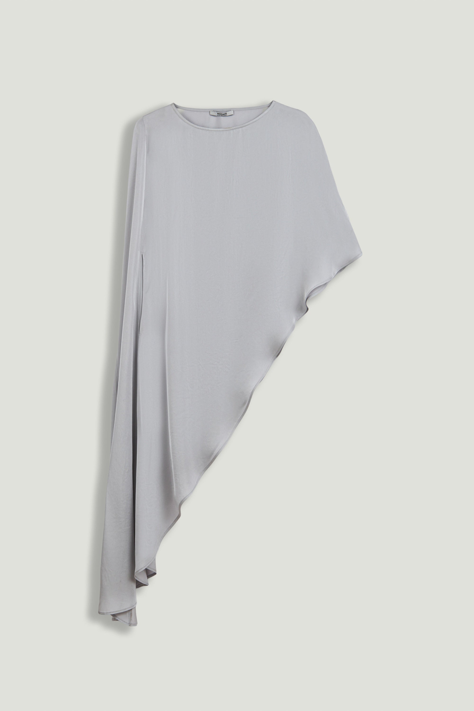 Asymmetric-Detail Blouse