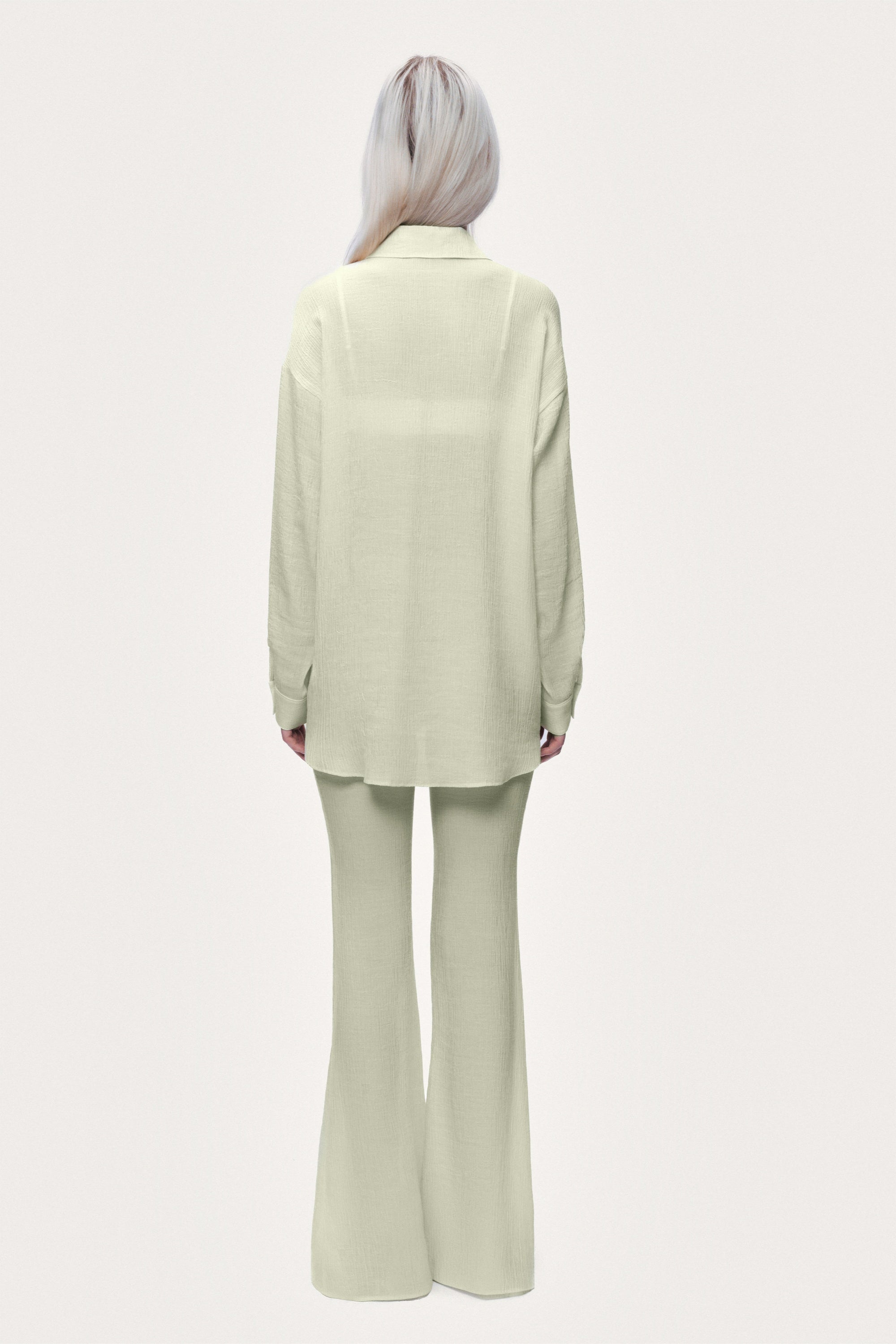 High-Waist Flare Trouser