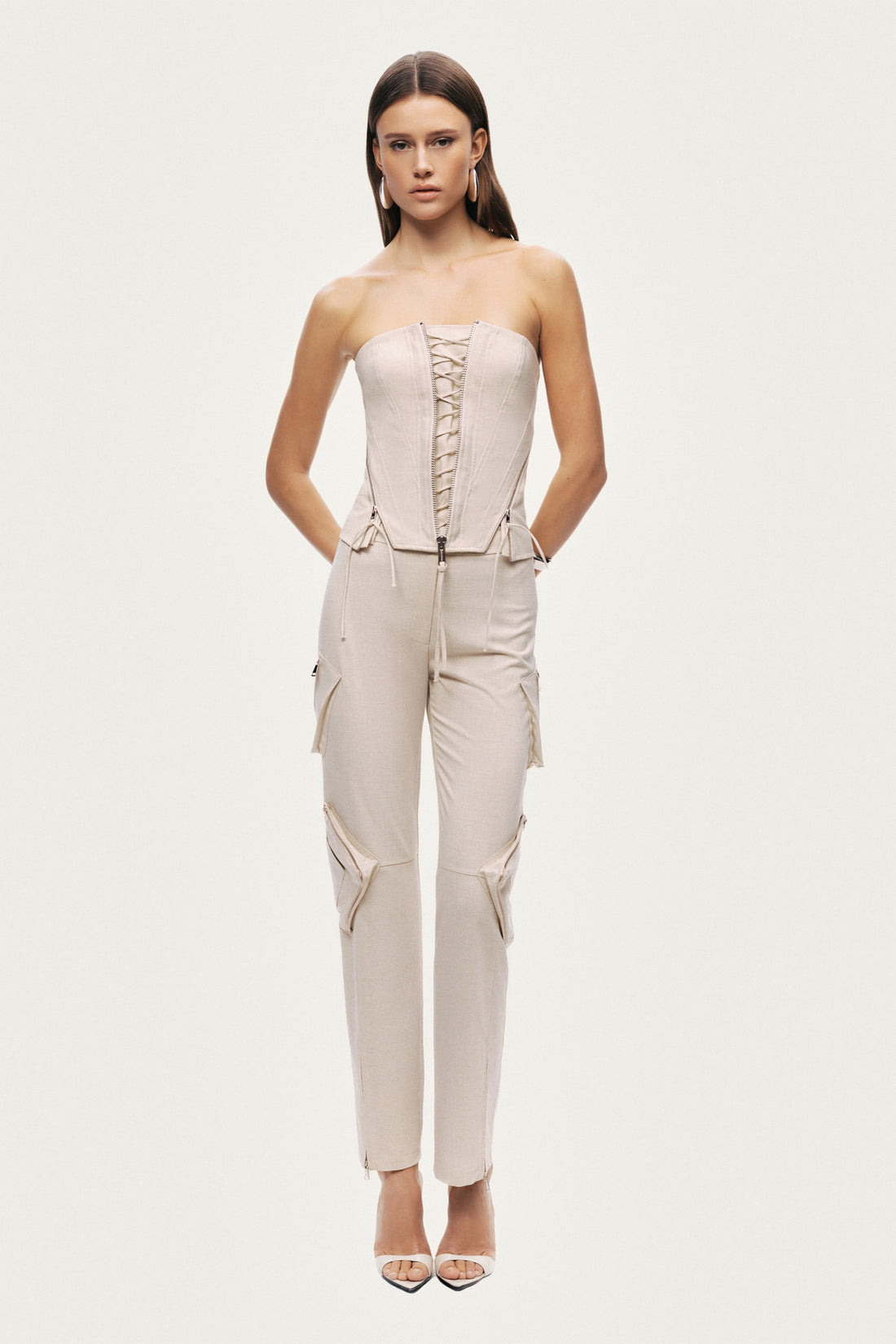 Pocket Detail Trousers