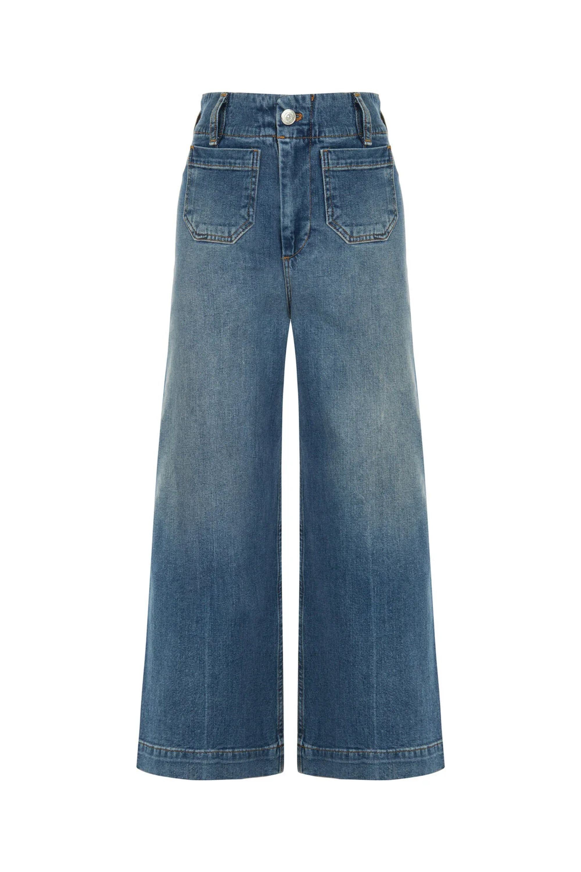 Wide Leg Jean Pants (Final Sale)